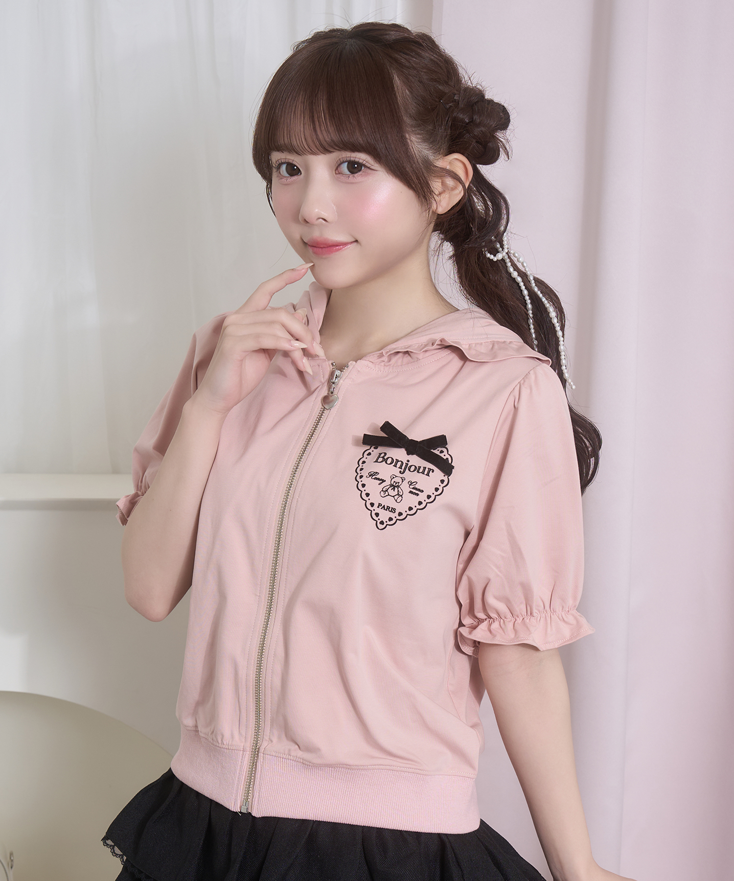 MILK♡ハートパーカー MILKFED.（ミルクフェド） パーカー BIG HEART SWEAT HOODIE