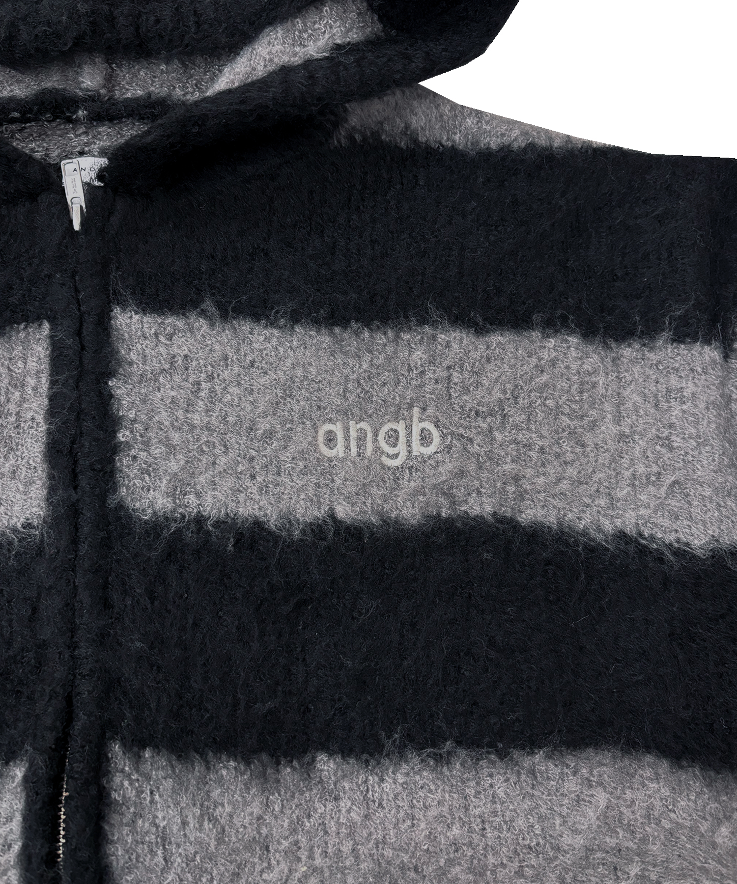 UNISEX ボーダーブークレフーディニット