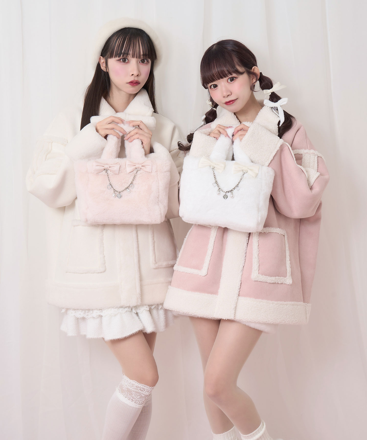 ダブルリボンエコファートートバッグ