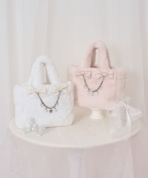 ダブルリボンエコファートートバッグ