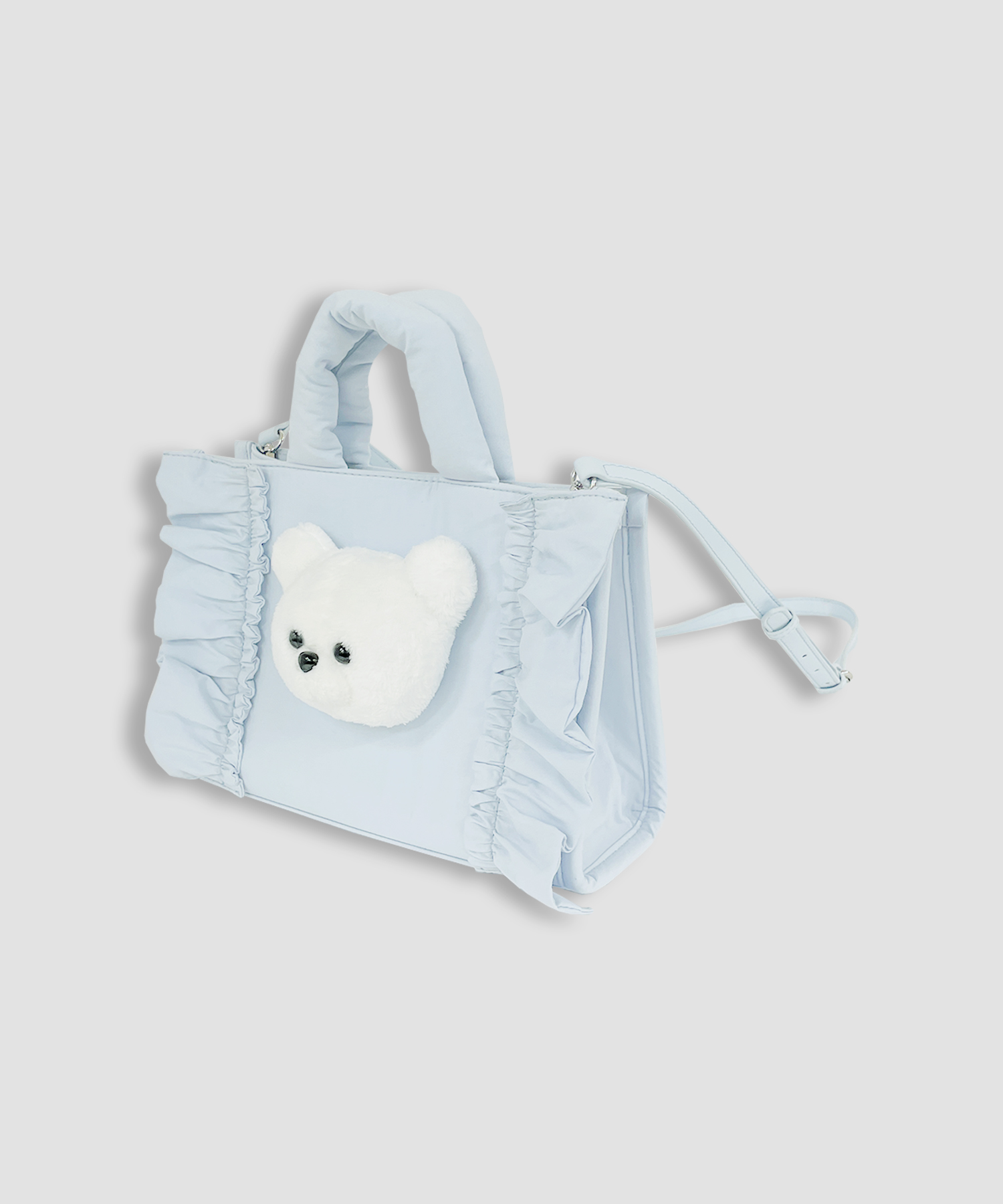 シナモンパッチフリルトートバッグ