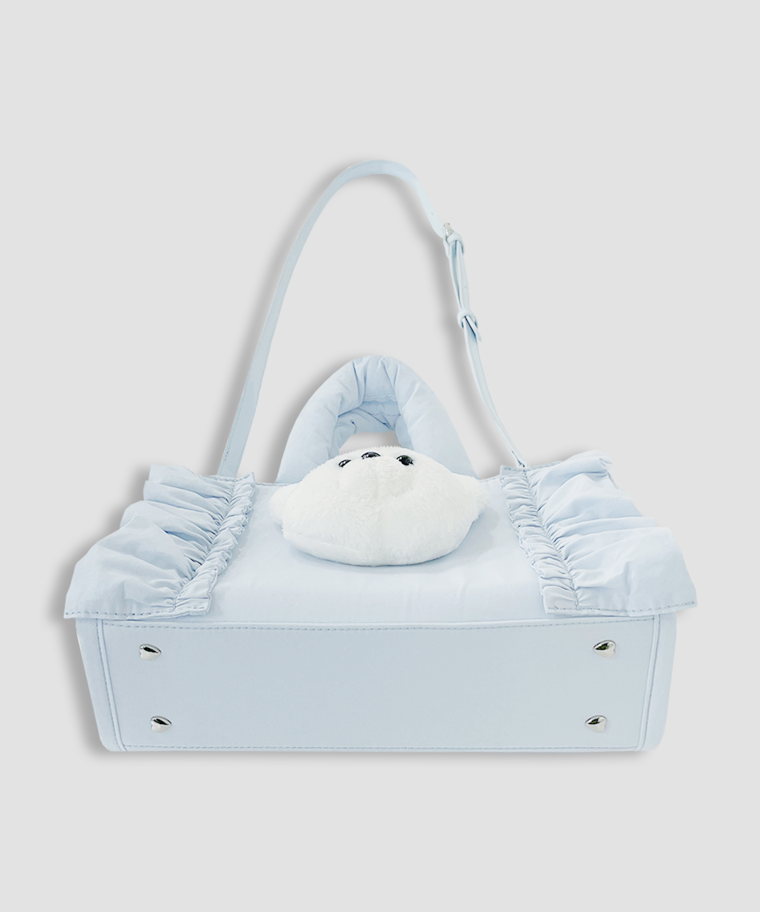 シナモンパッチフリルトートバッグ