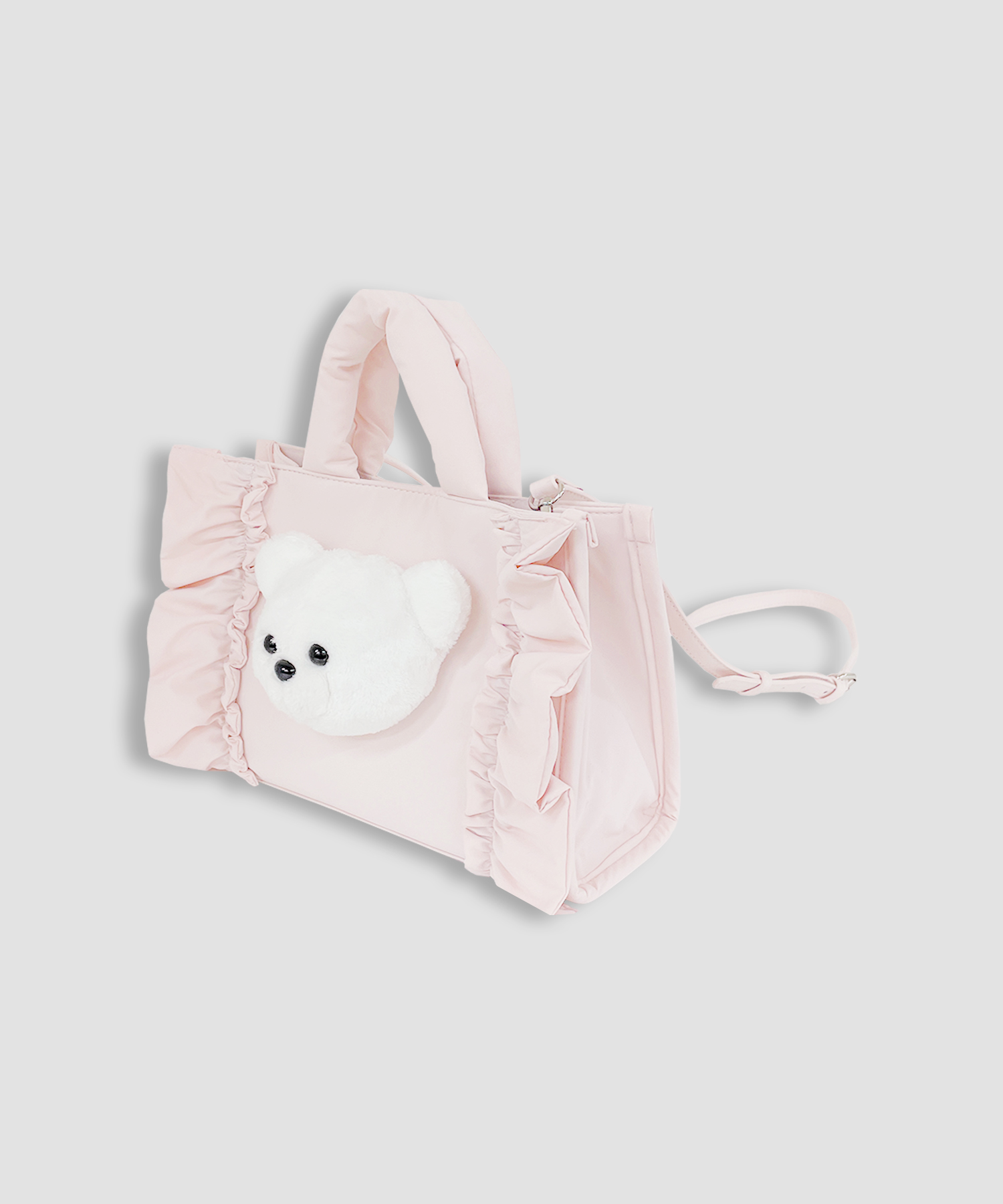 シナモンパッチフリルトートバッグ