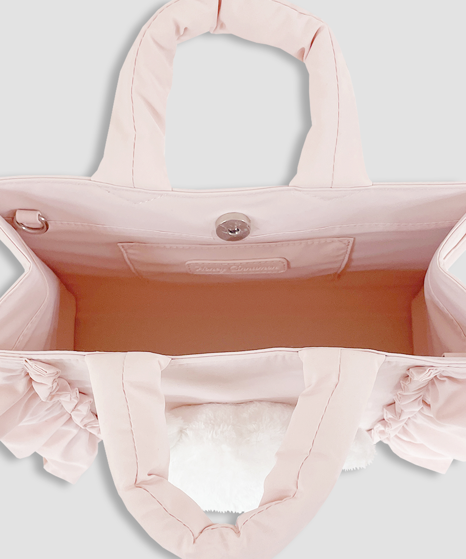 シナモンパッチフリルトートバッグ