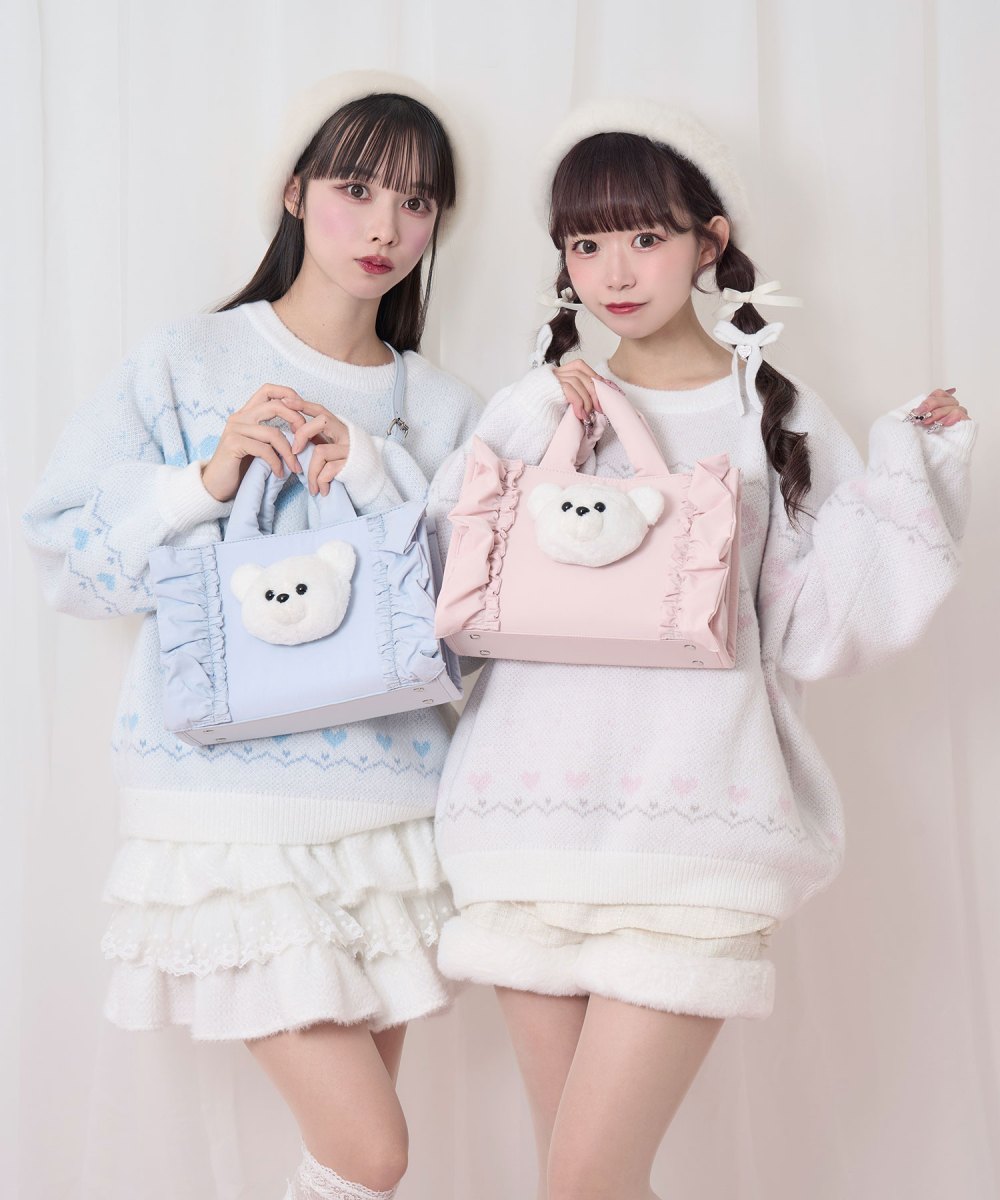 シナモンパッチフリルトートバッグ – BUNNY APARTMENT