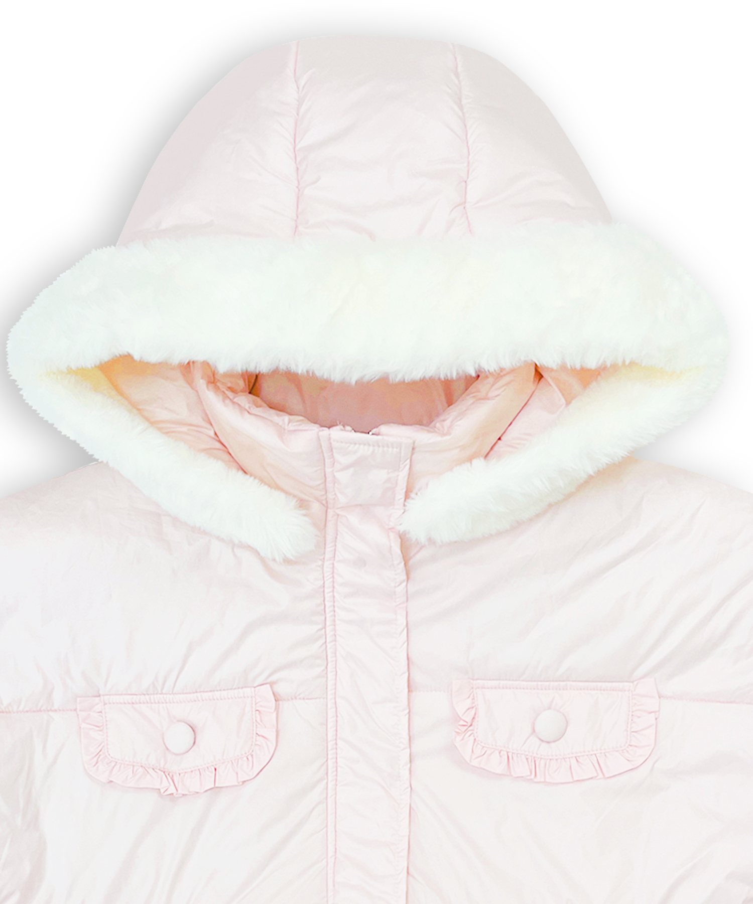 ポイントエコファー中綿フードジャケット