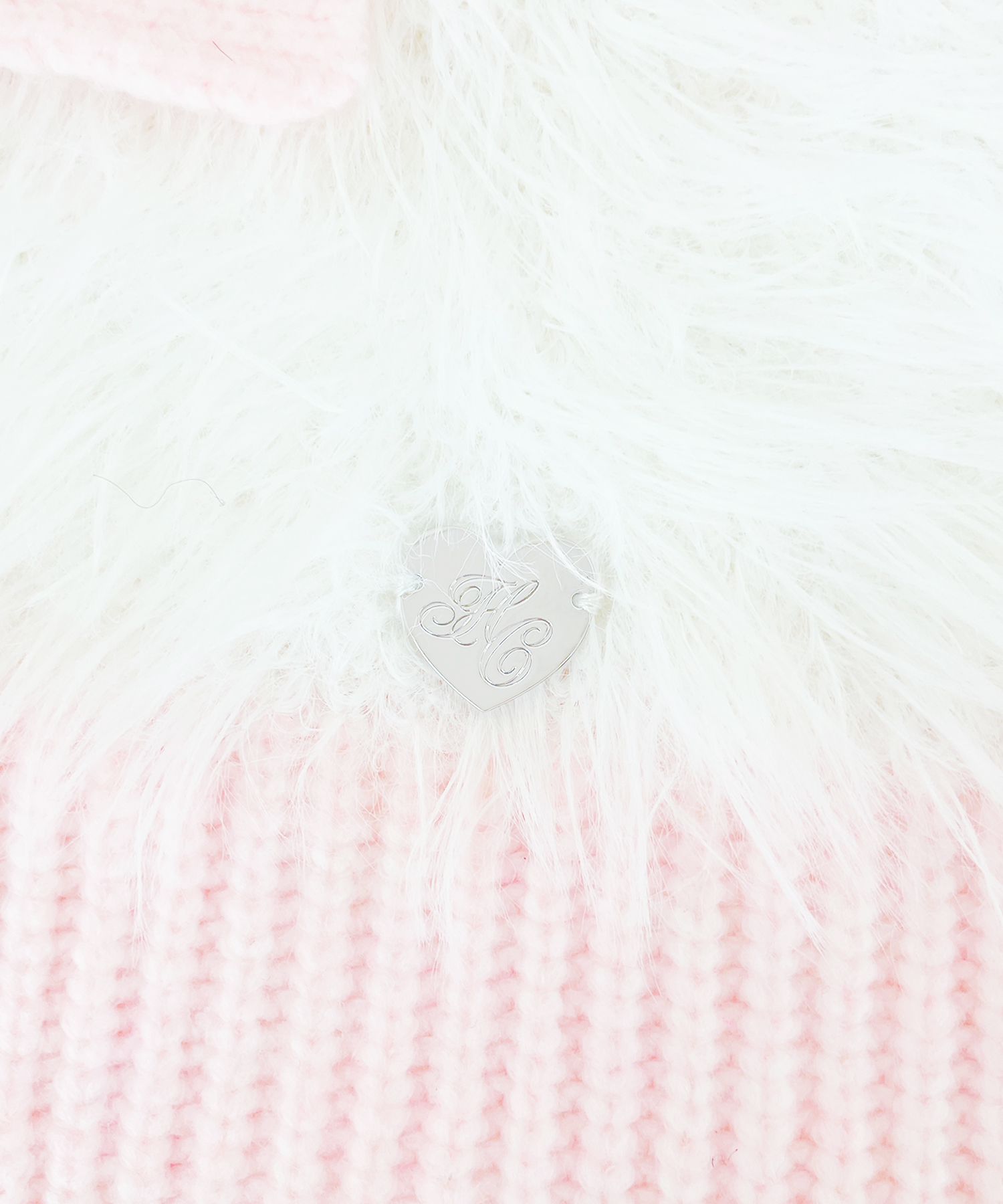 襟付きボーダーニットワンピ