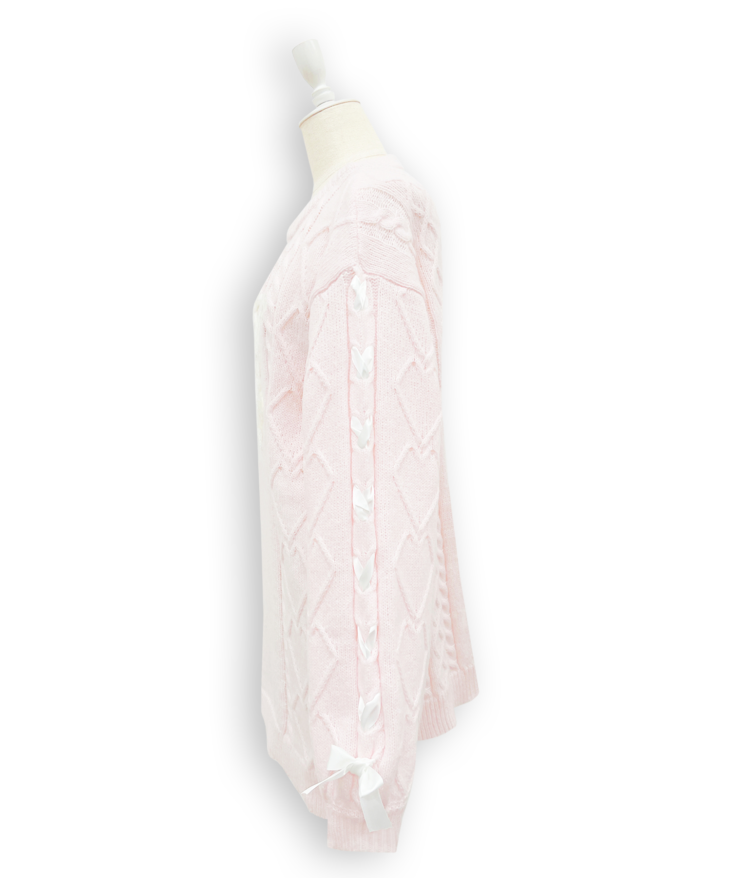 ハニーアップリケニットワンピース