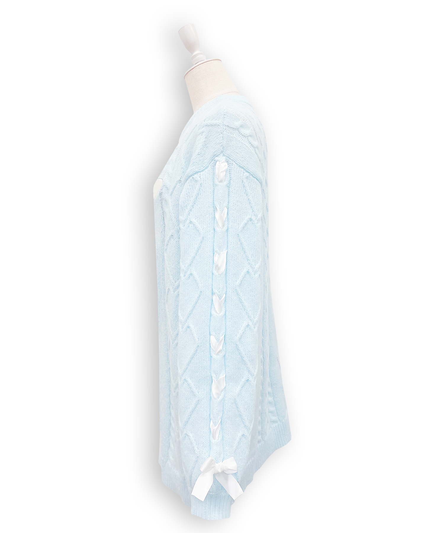 ハニーアップリケニットワンピース