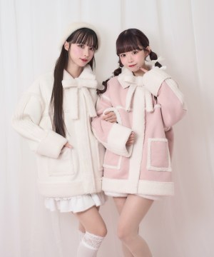 リボンムートンジャケット