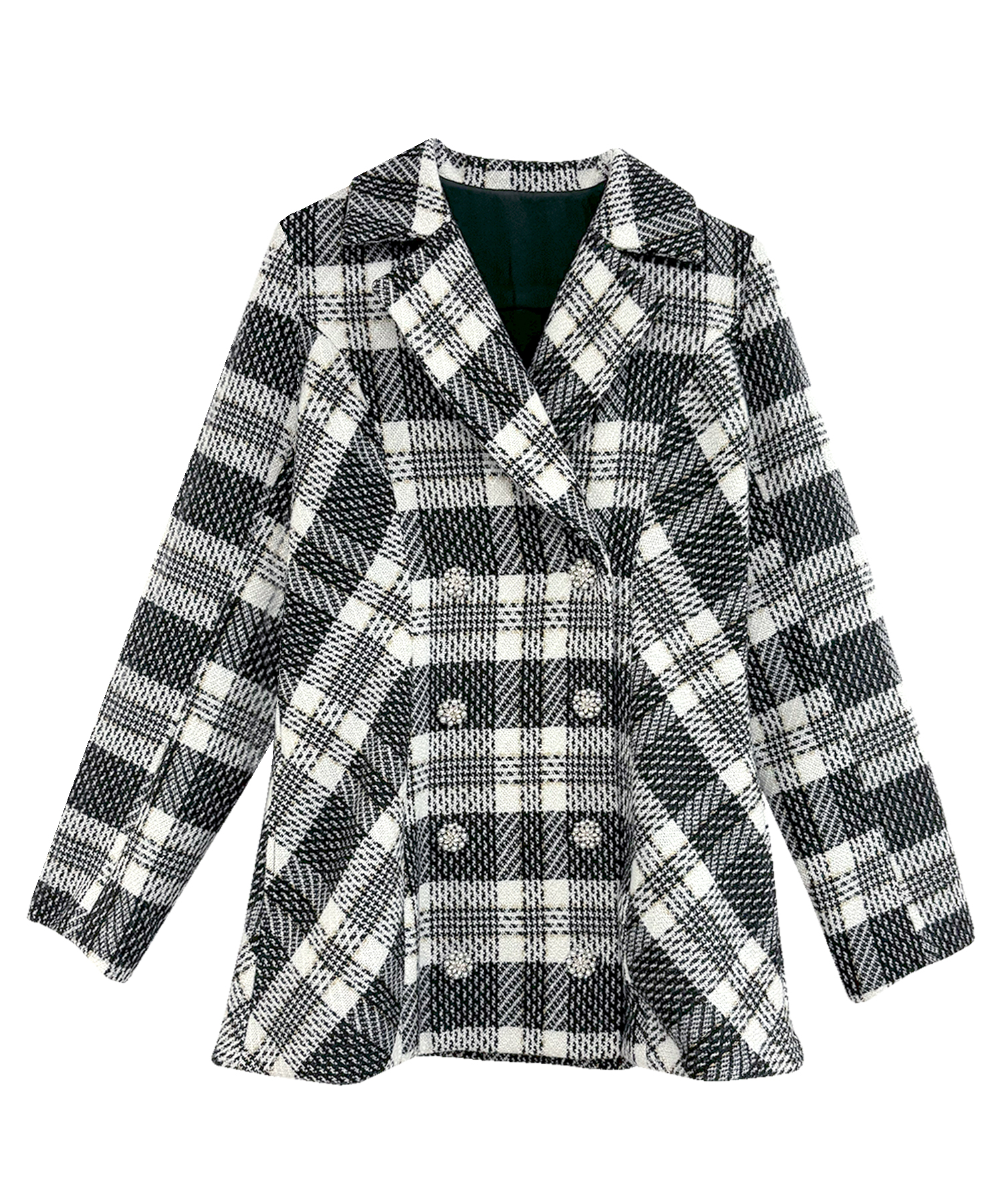 【Special Gift Fair】tweed check jacket