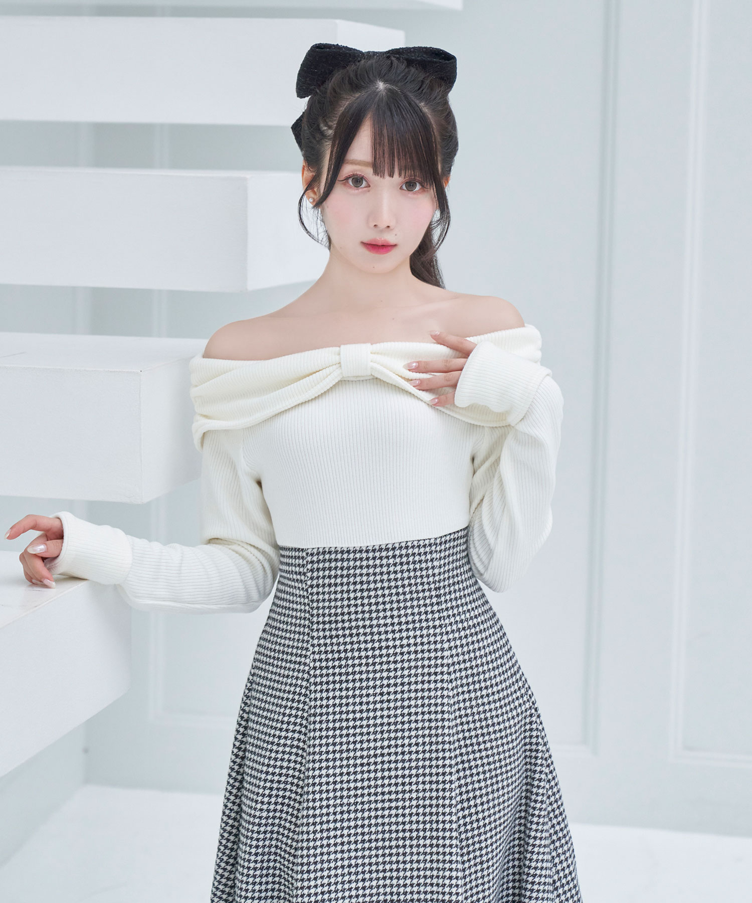 【Special Gift Fair】 front ribbon dress