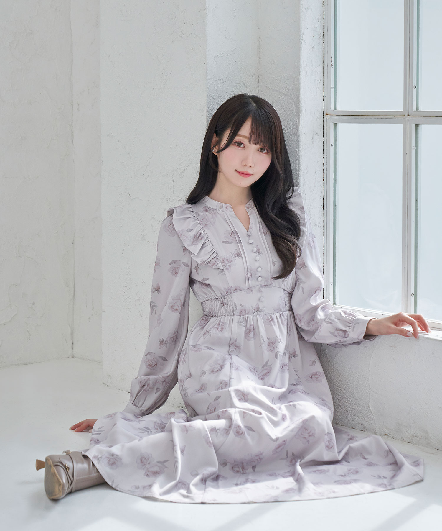 【Special Gift Fair】original rose print one-piece