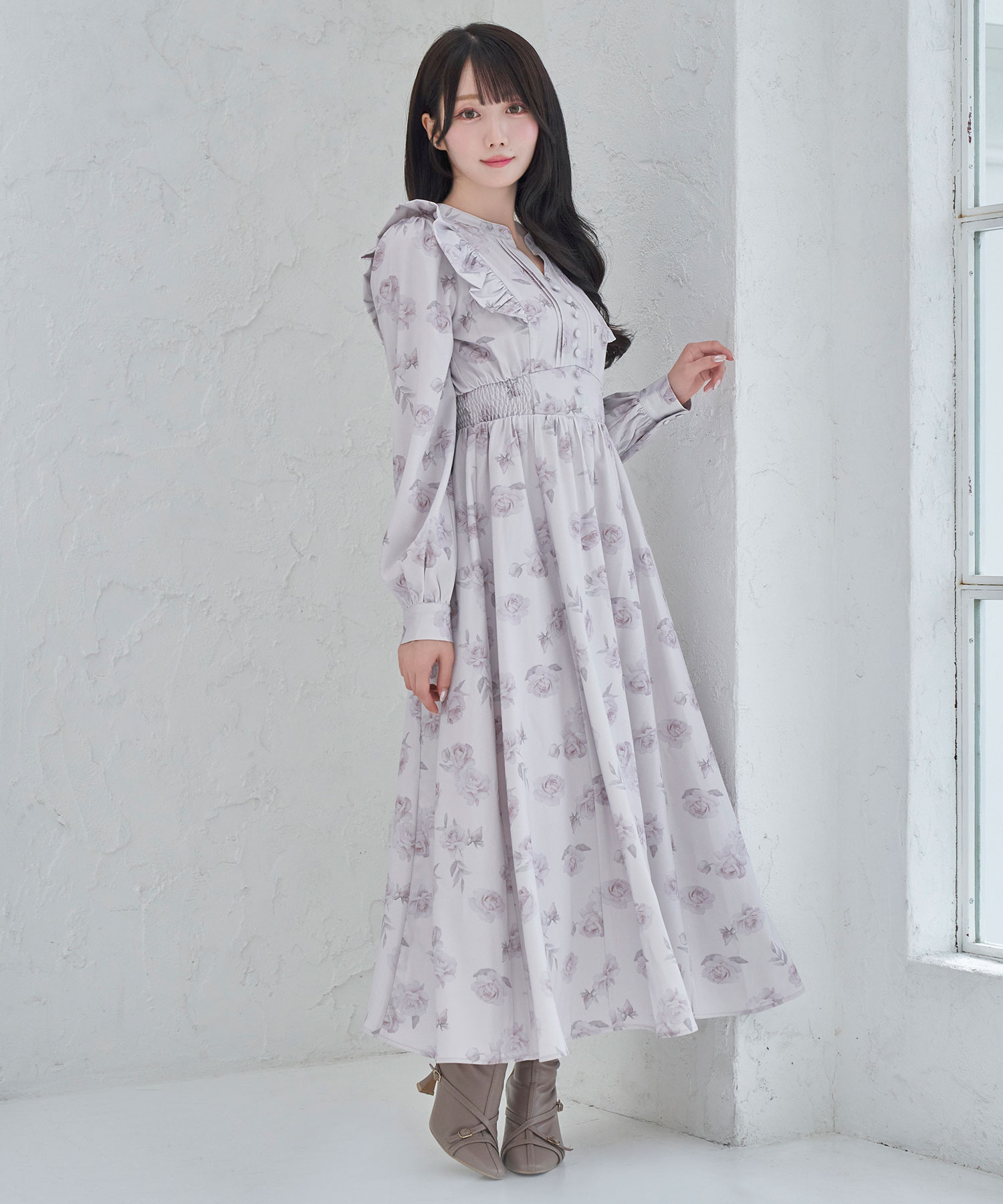 【Special Gift Fair】original rose print one-piece