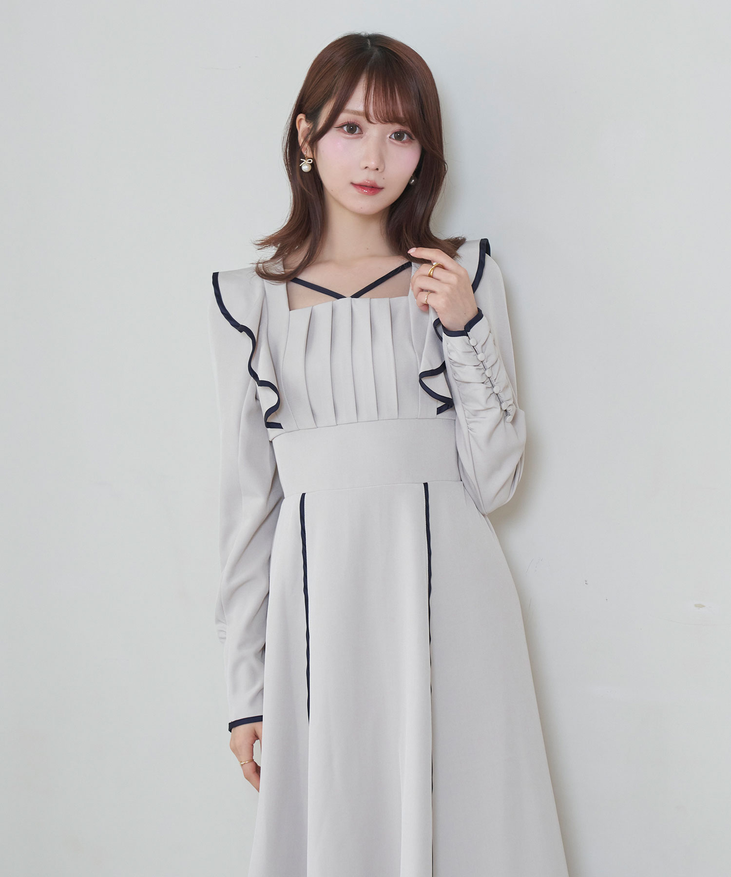 【Special Gift Fair】decorte point piping one-piece