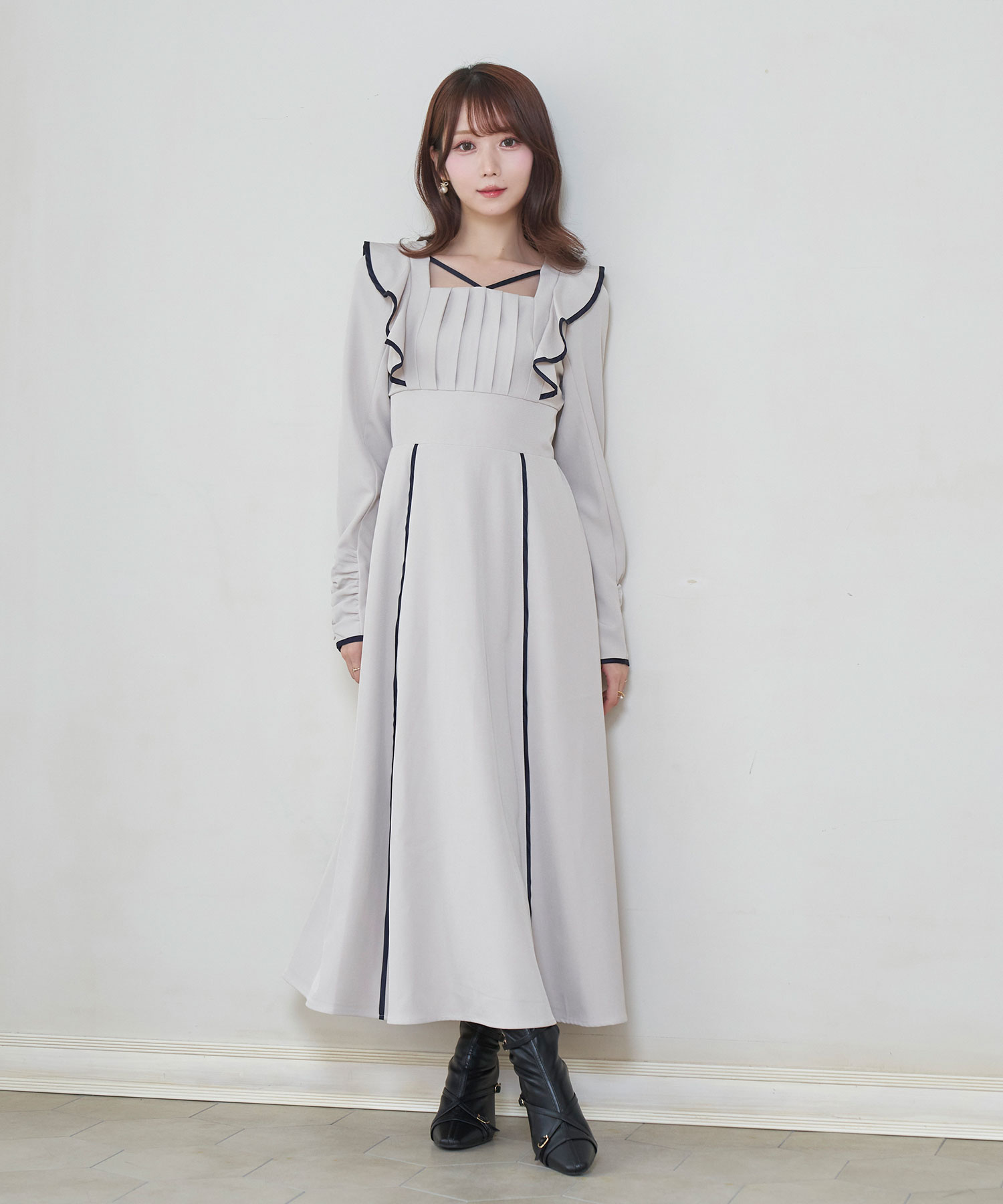 【Special Gift Fair】decorte point piping one-piece