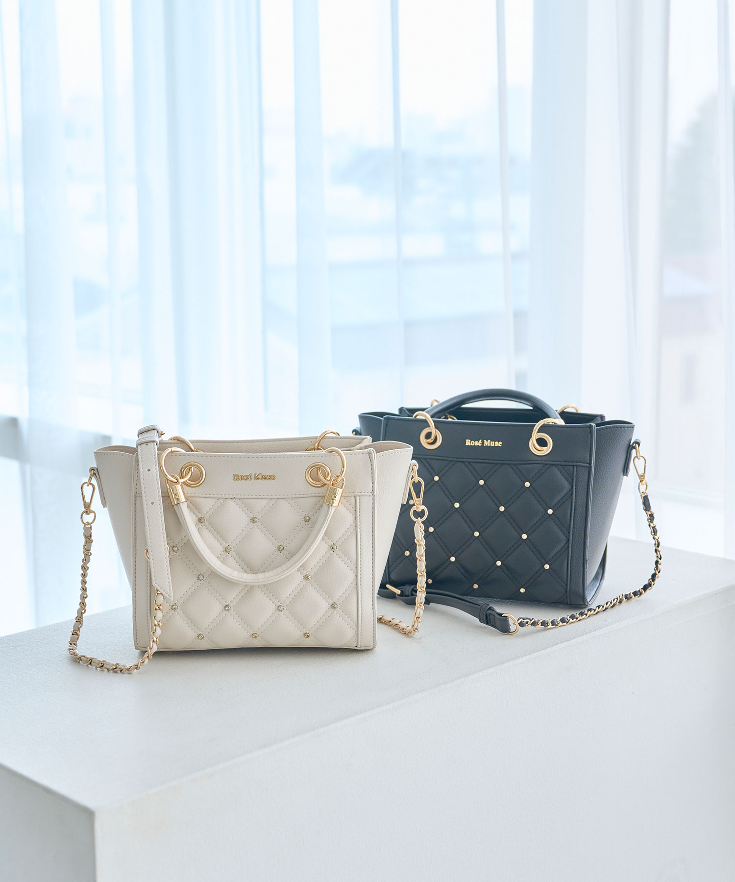 【Special Gift Fair】quilting  bijou tote S