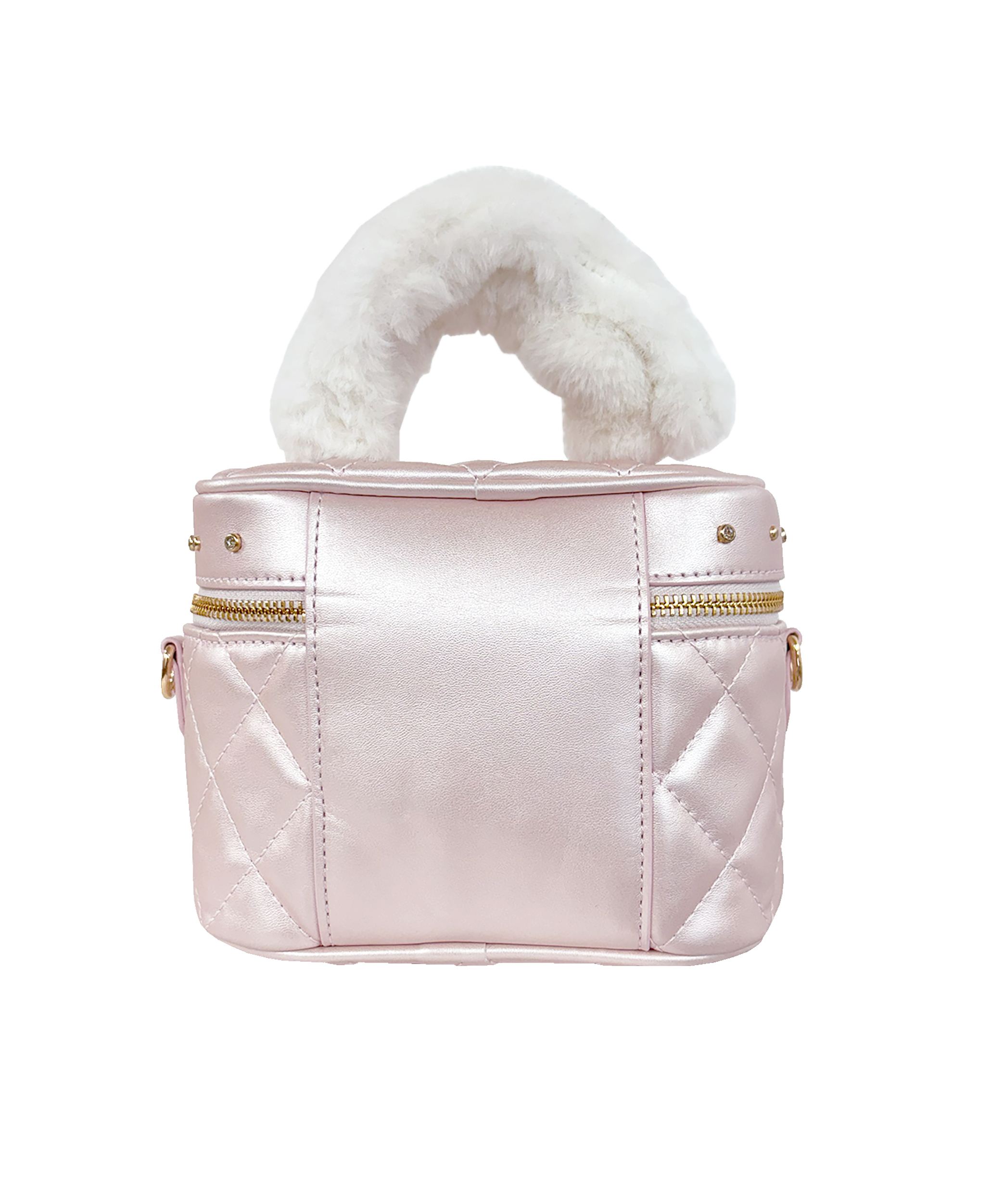 【Special Gift Fair】mini vanity with detachable fur handle
