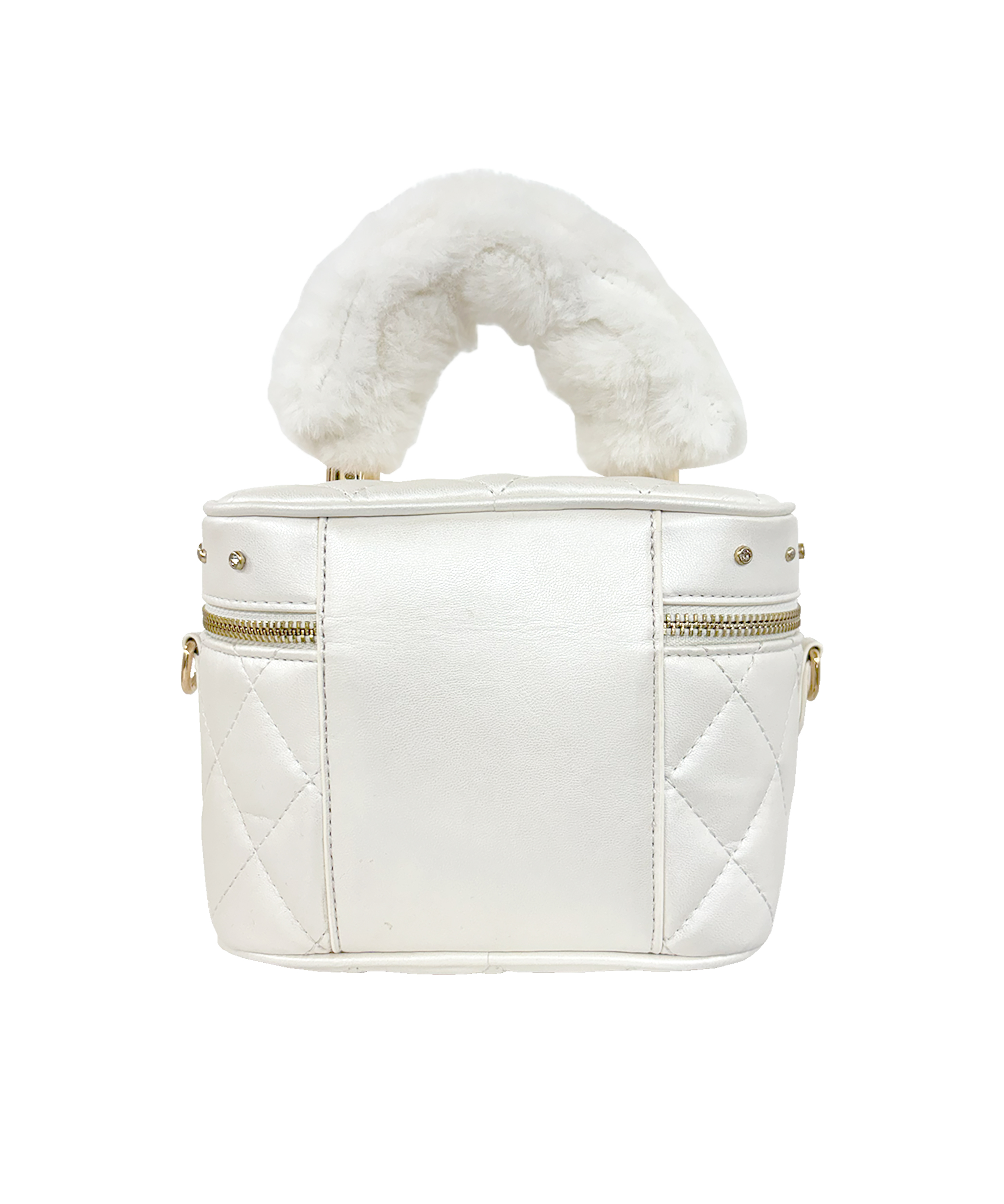 【Special Gift Fair】mini vanity with detachable fur handle