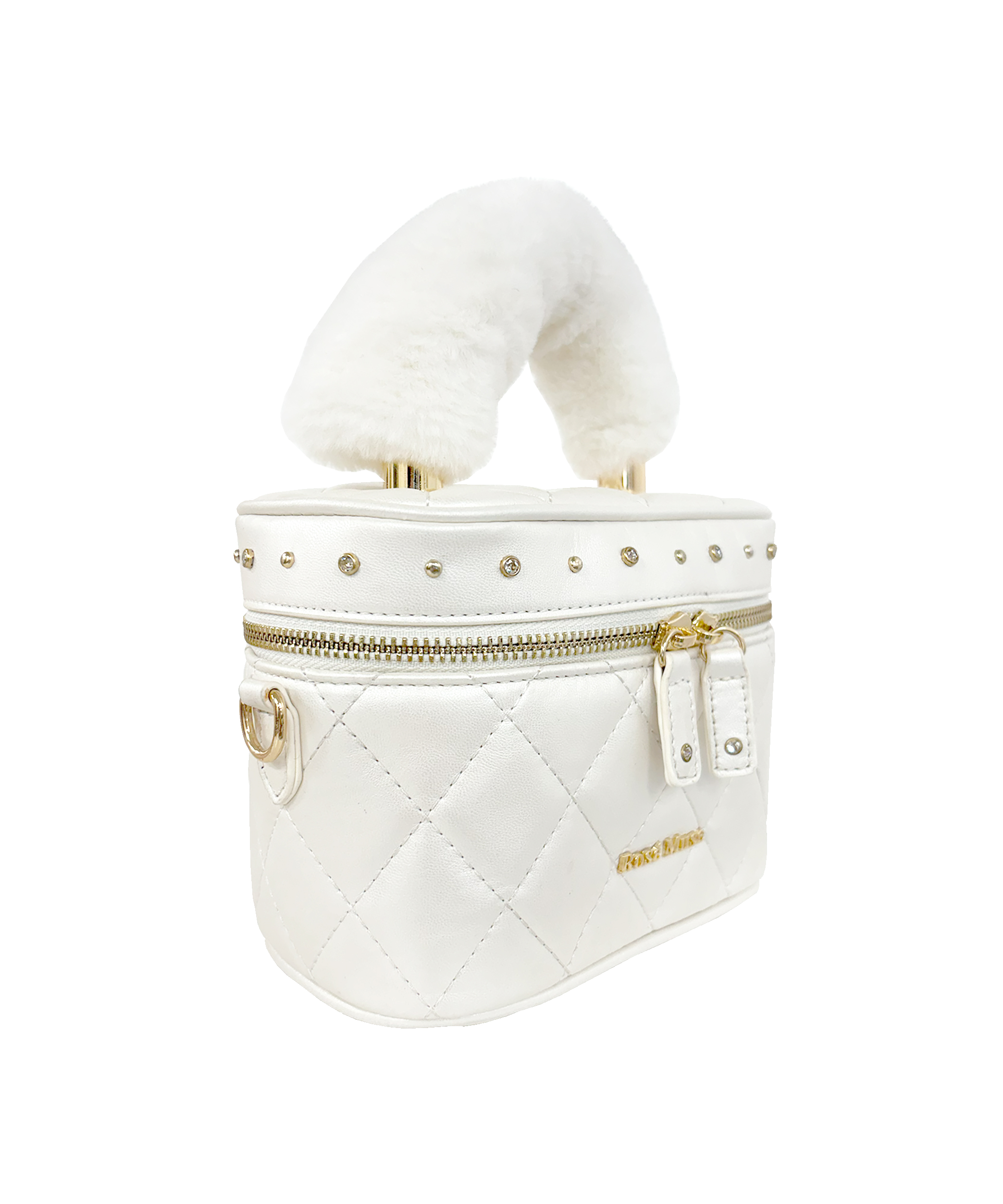 【Special Gift Fair】mini vanity with detachable fur handle