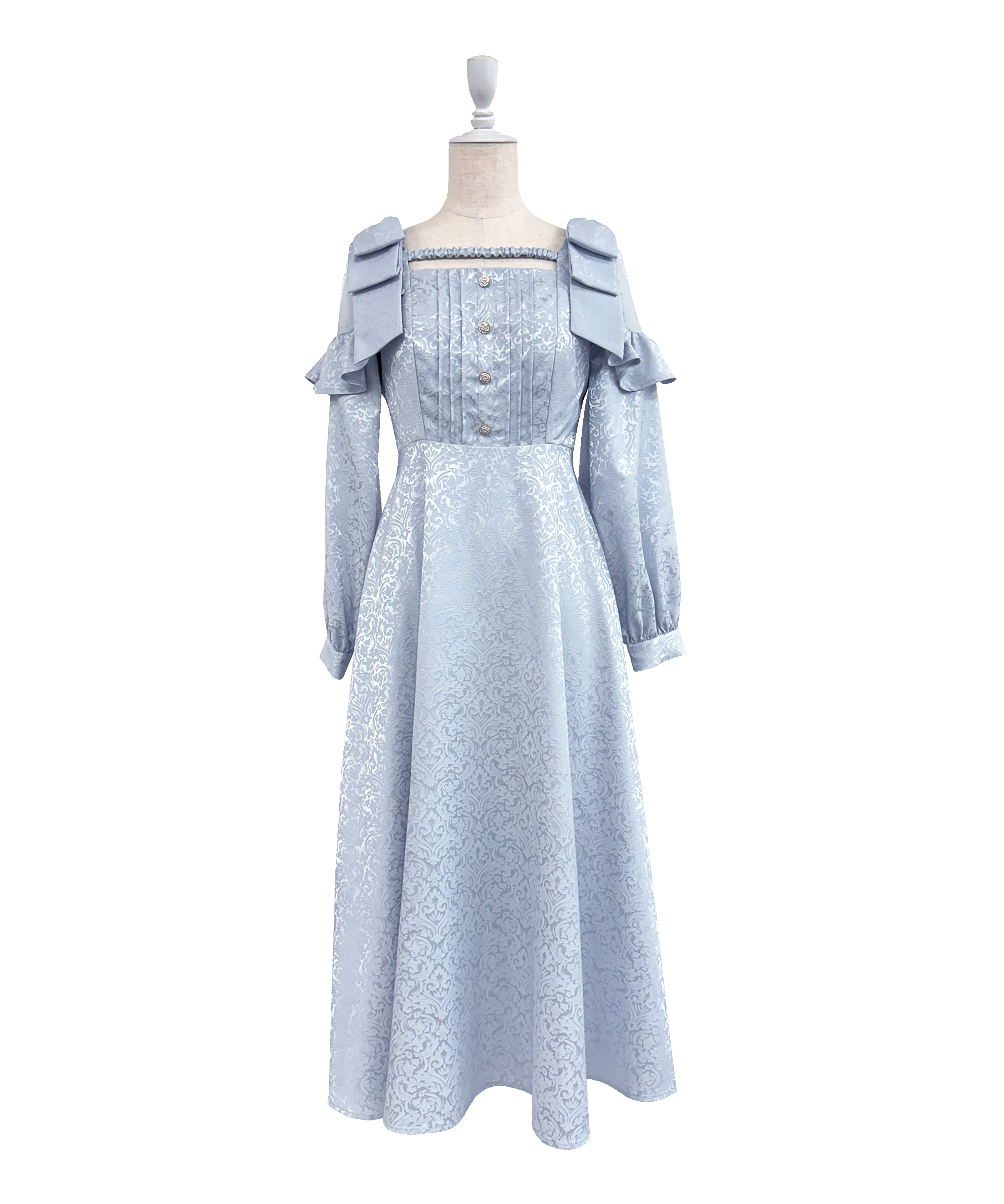 【Special Gift Fair】lace switching jacquard dress