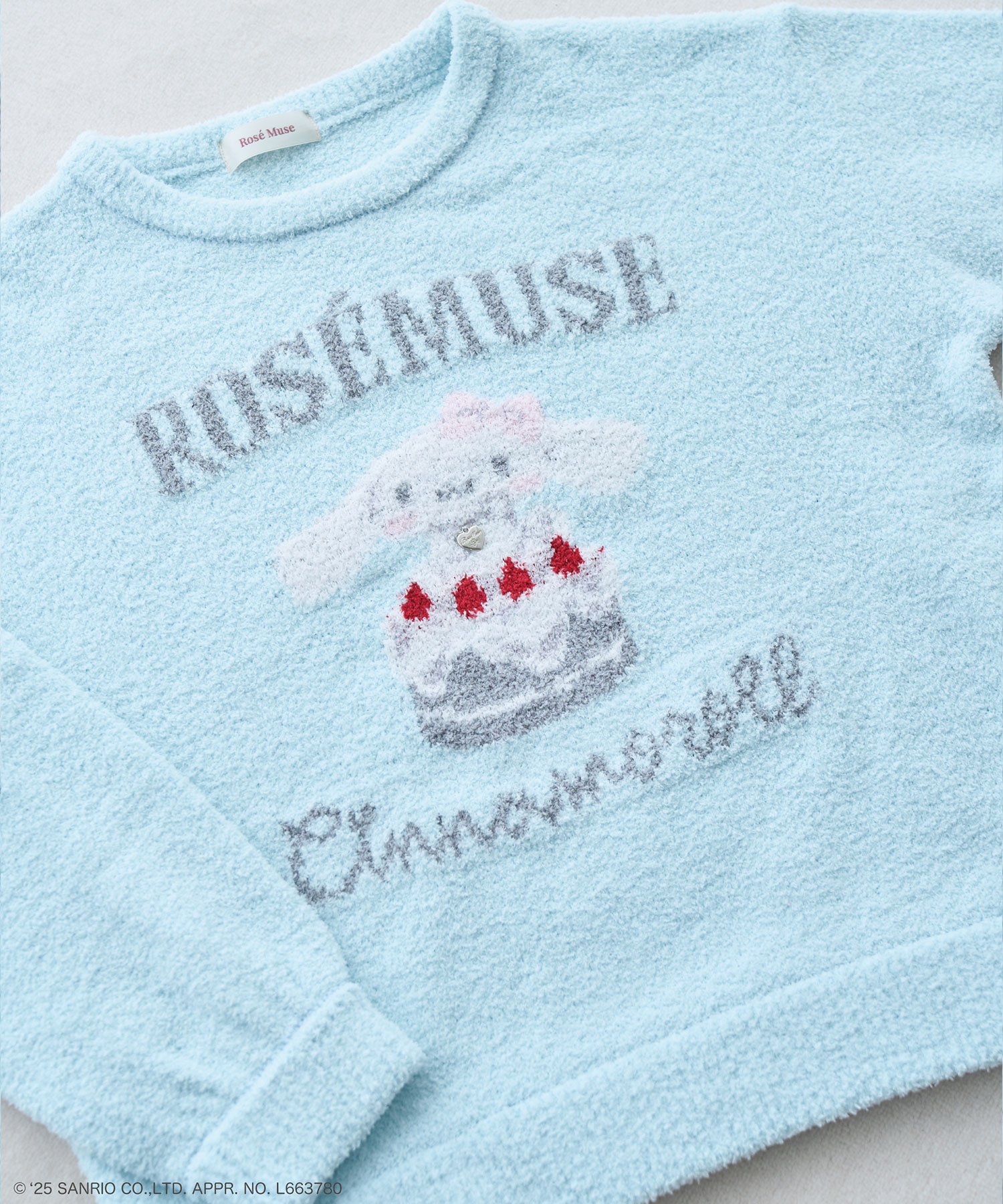 Cinnamoroll collab marshmallow knit set