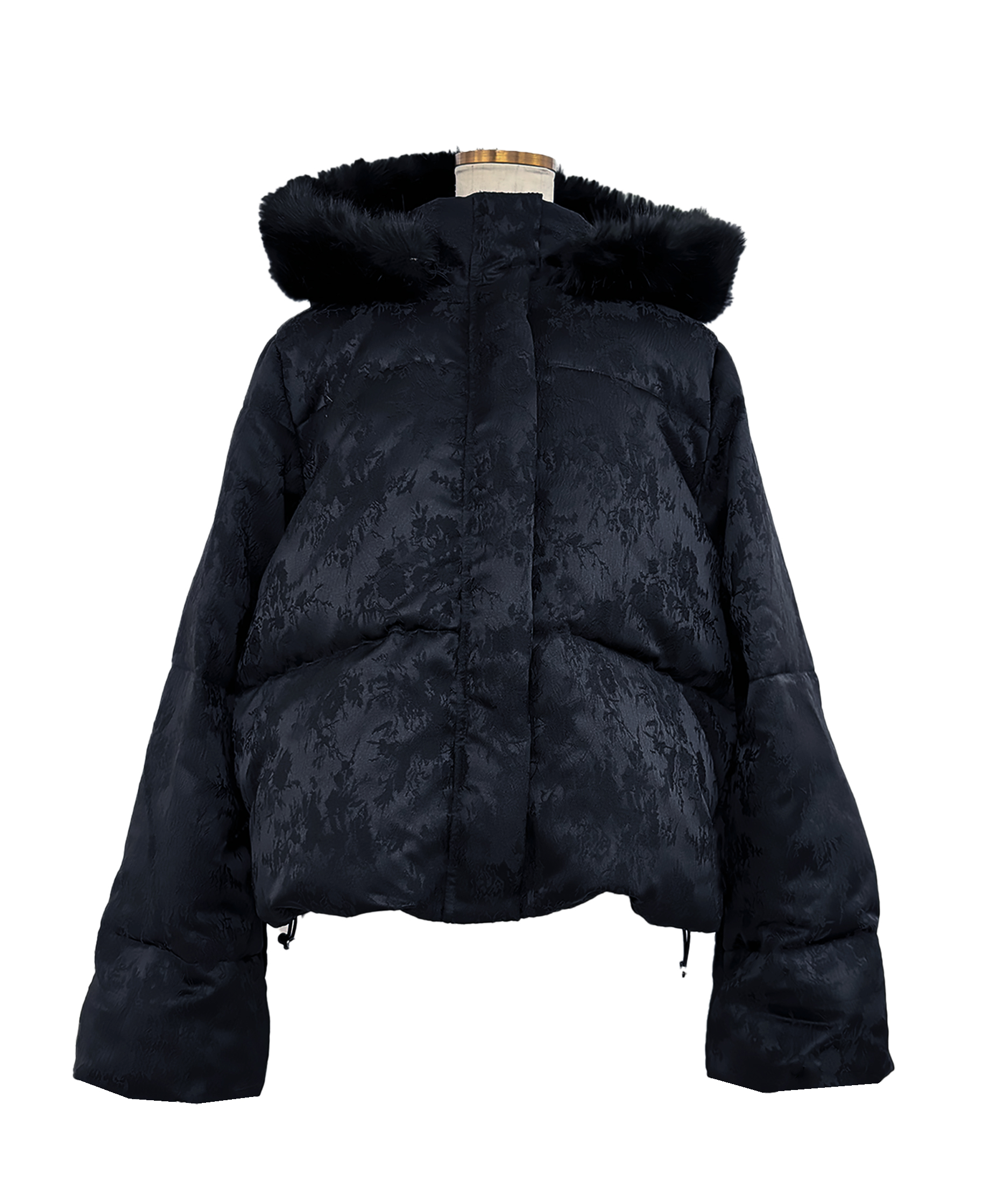 Jaquard mid-length down coat – BUNNY APARTMENT