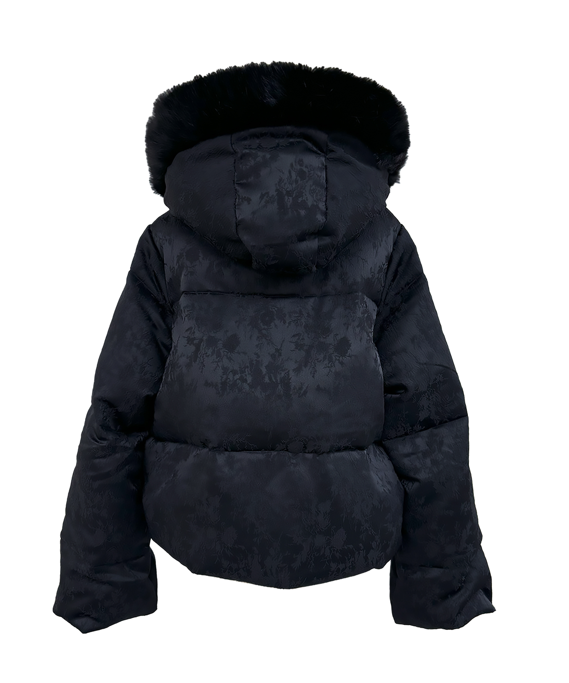 Jaquard mid-length down coat – BUNNY APARTMENT