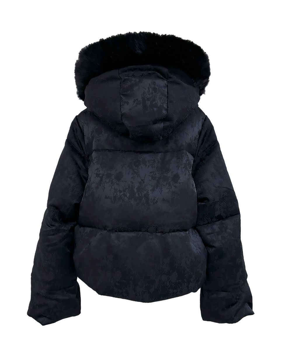 Jaquard mid-length down coat – BUNNY APARTMENT