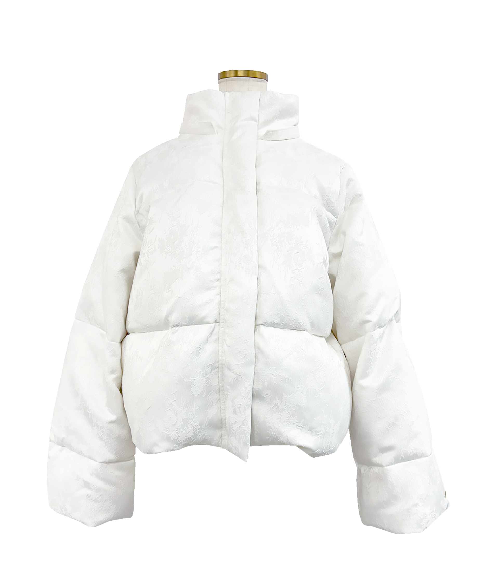 Jaquard mid-length down coat – BUNNY APARTMENT