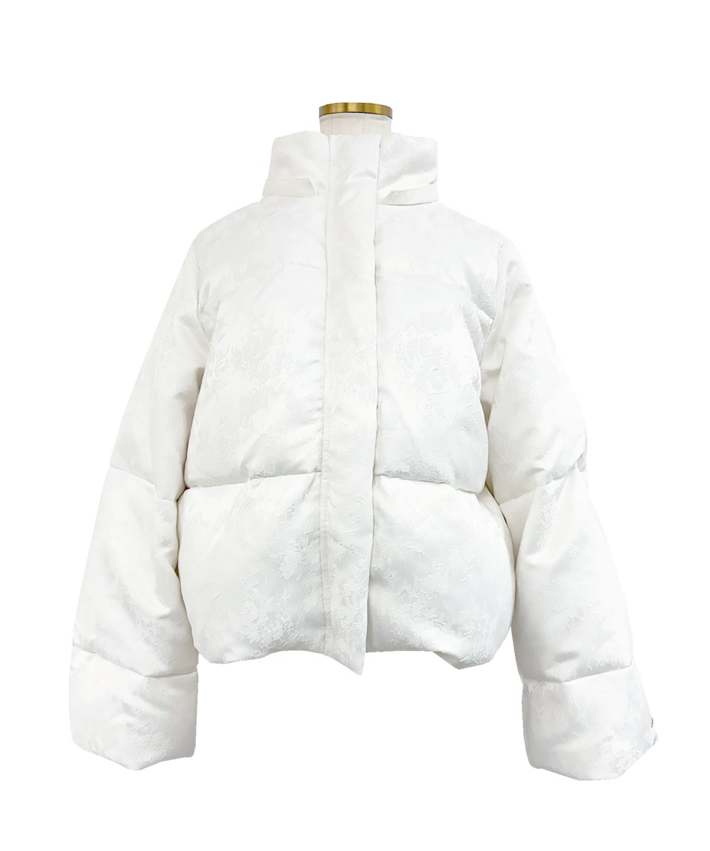 Jaquard mid-length down coat – BUNNY APARTMENT