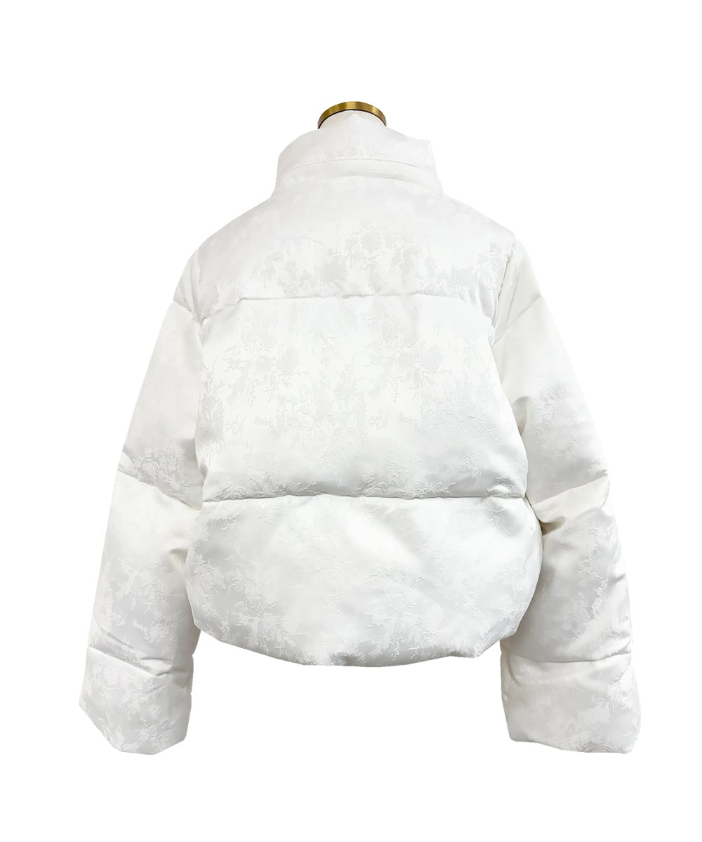 Jaquard mid-length down coat – BUNNY APARTMENT