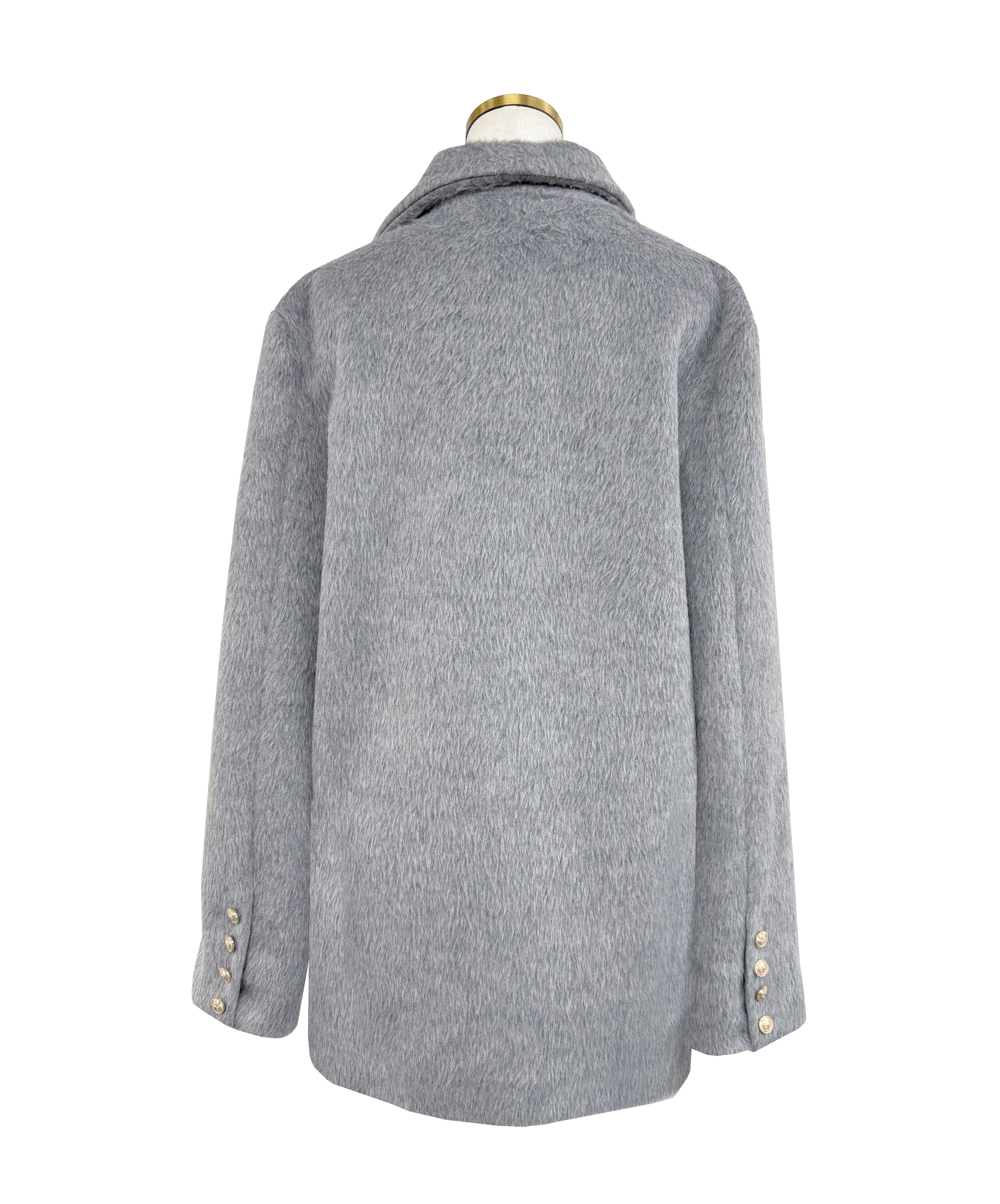 Shaggy oval charm jacket