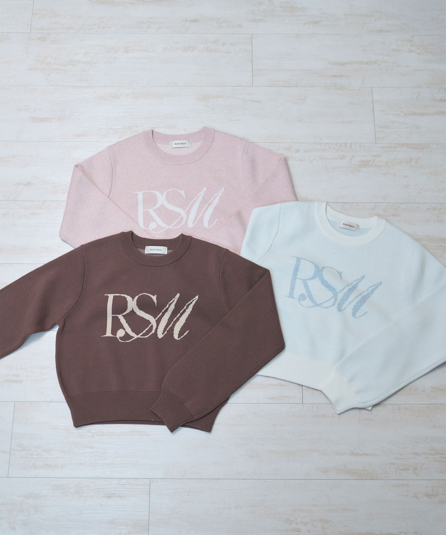 Logo jaquard knit
