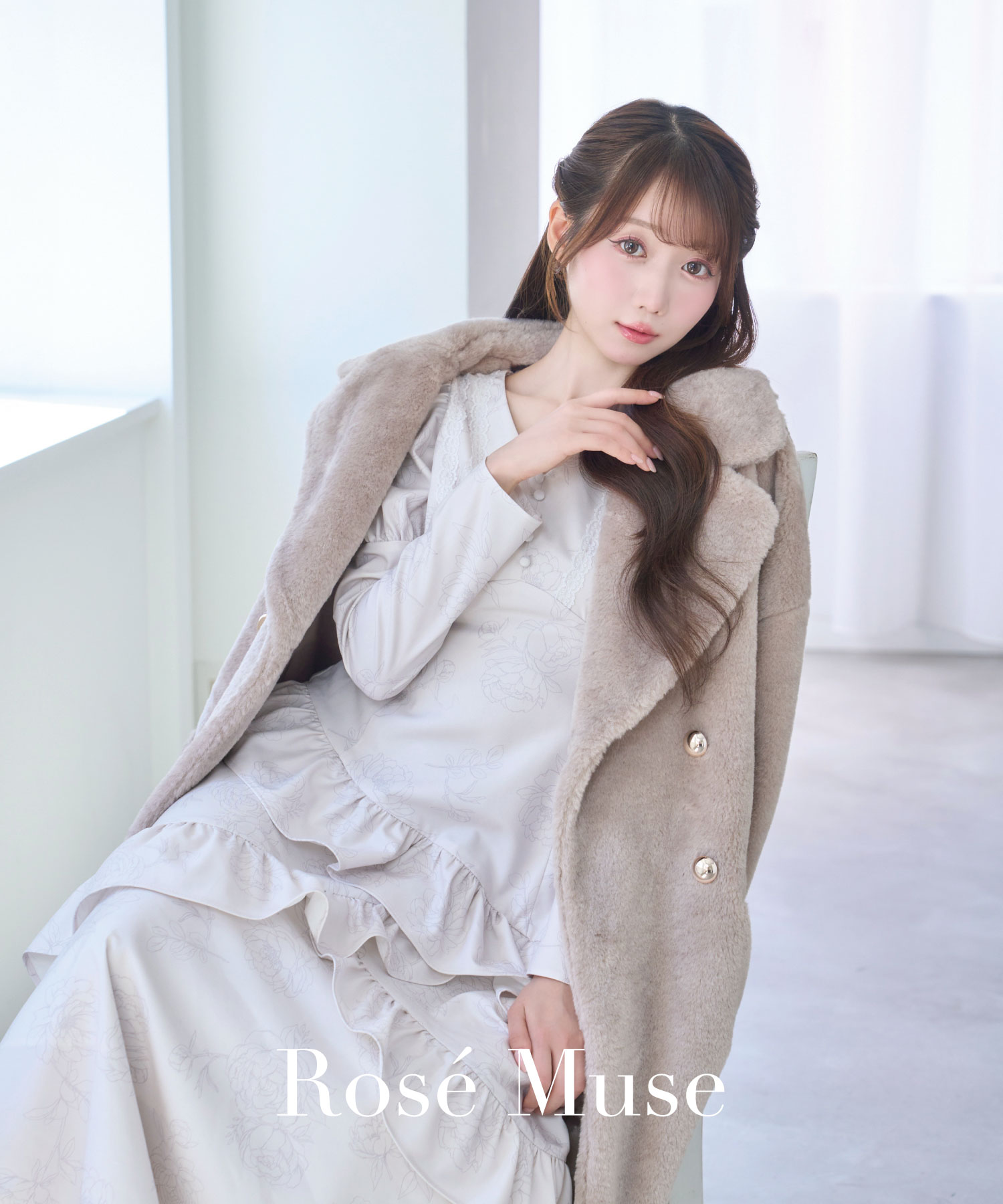 ロゼミューズ コートtippet muffler set coat set coat tippet 