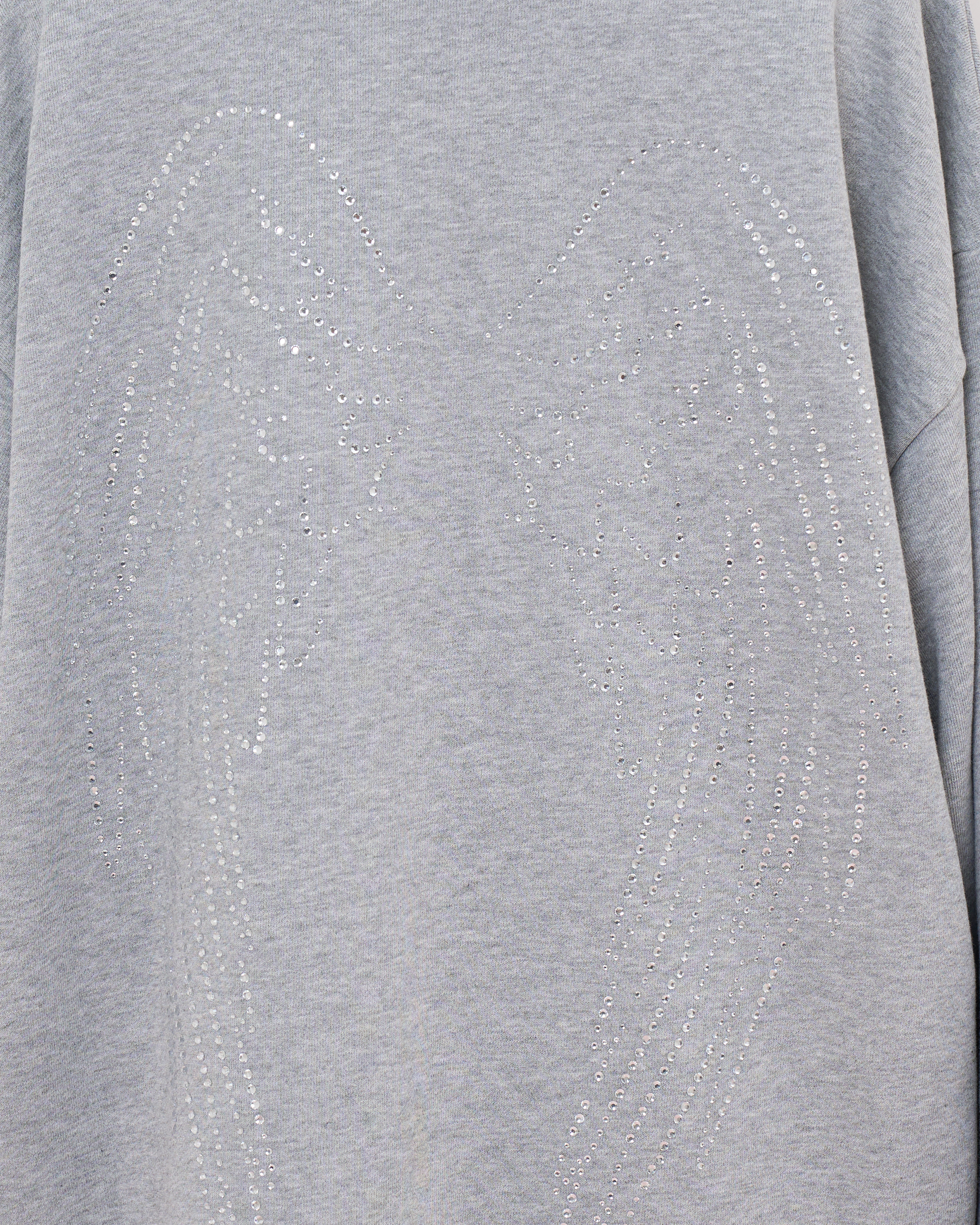 羽ビジュージップパーカー