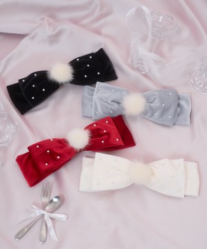 【collaboration】winter likeリボンバレッタ