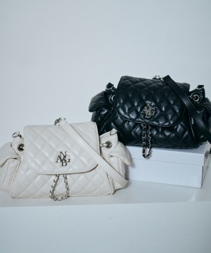 2WAYキルティングリュックバッグ