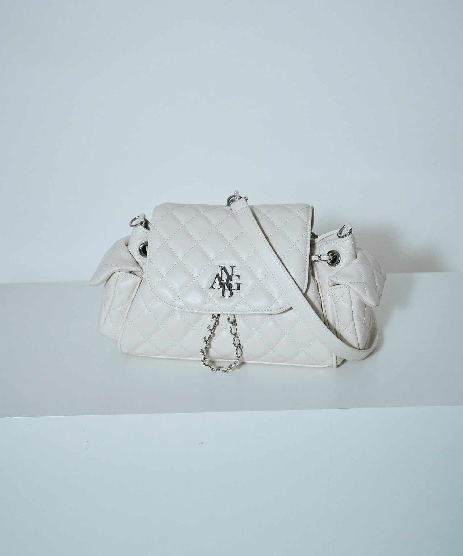 2WAYキルティングリュックバッグ