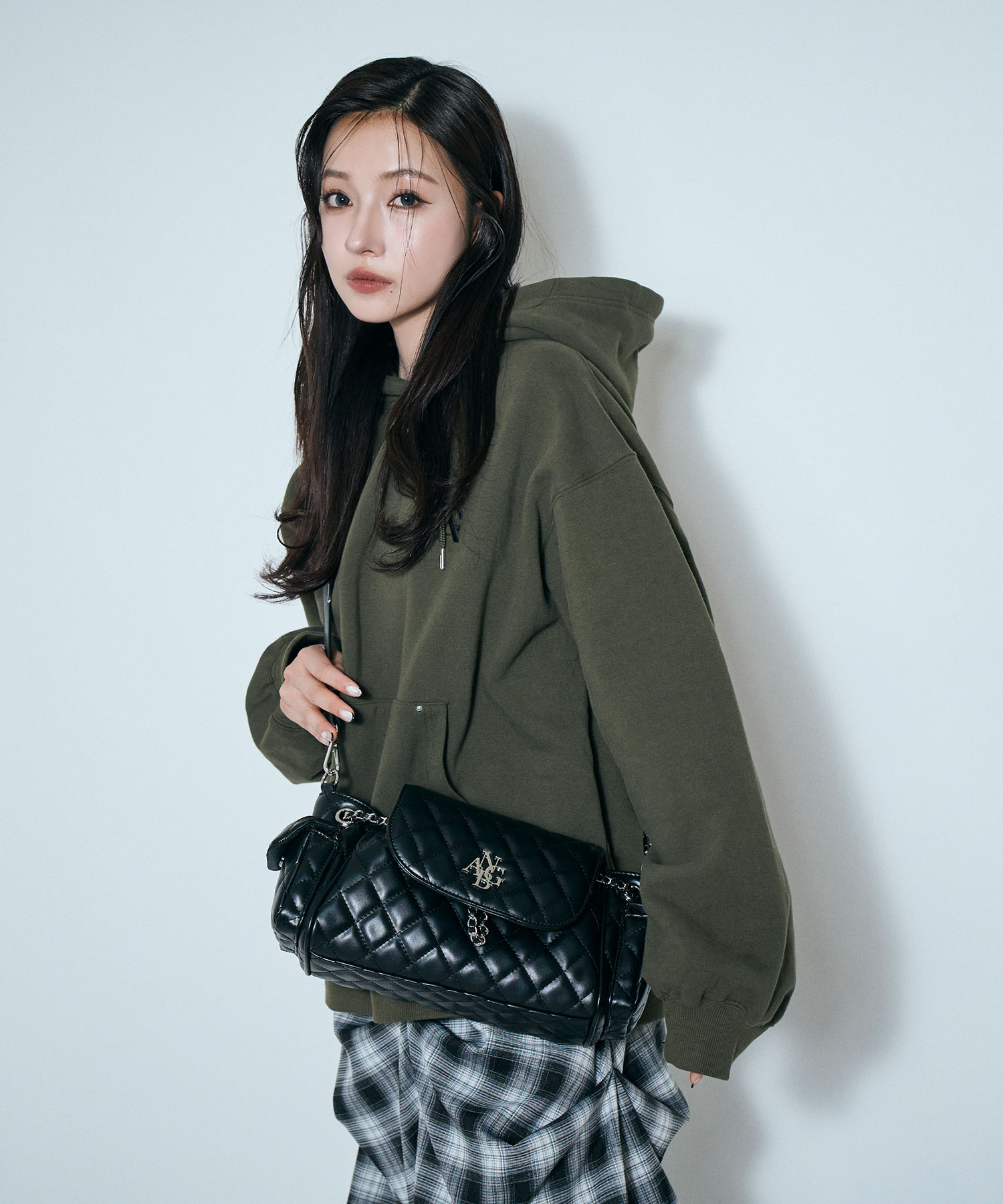 2WAYキルティングリュックバッグ