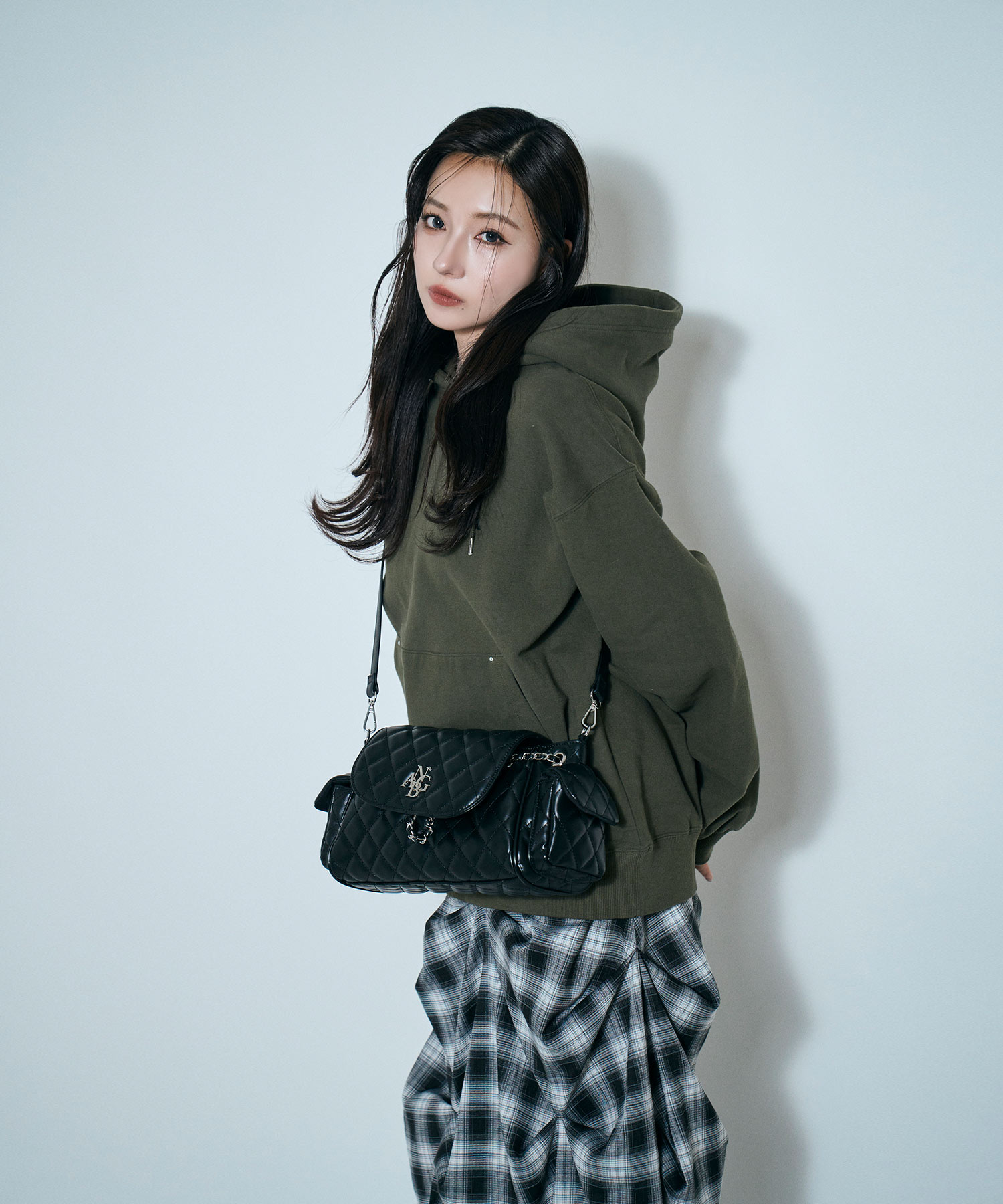 2WAYキルティングリュックバッグ