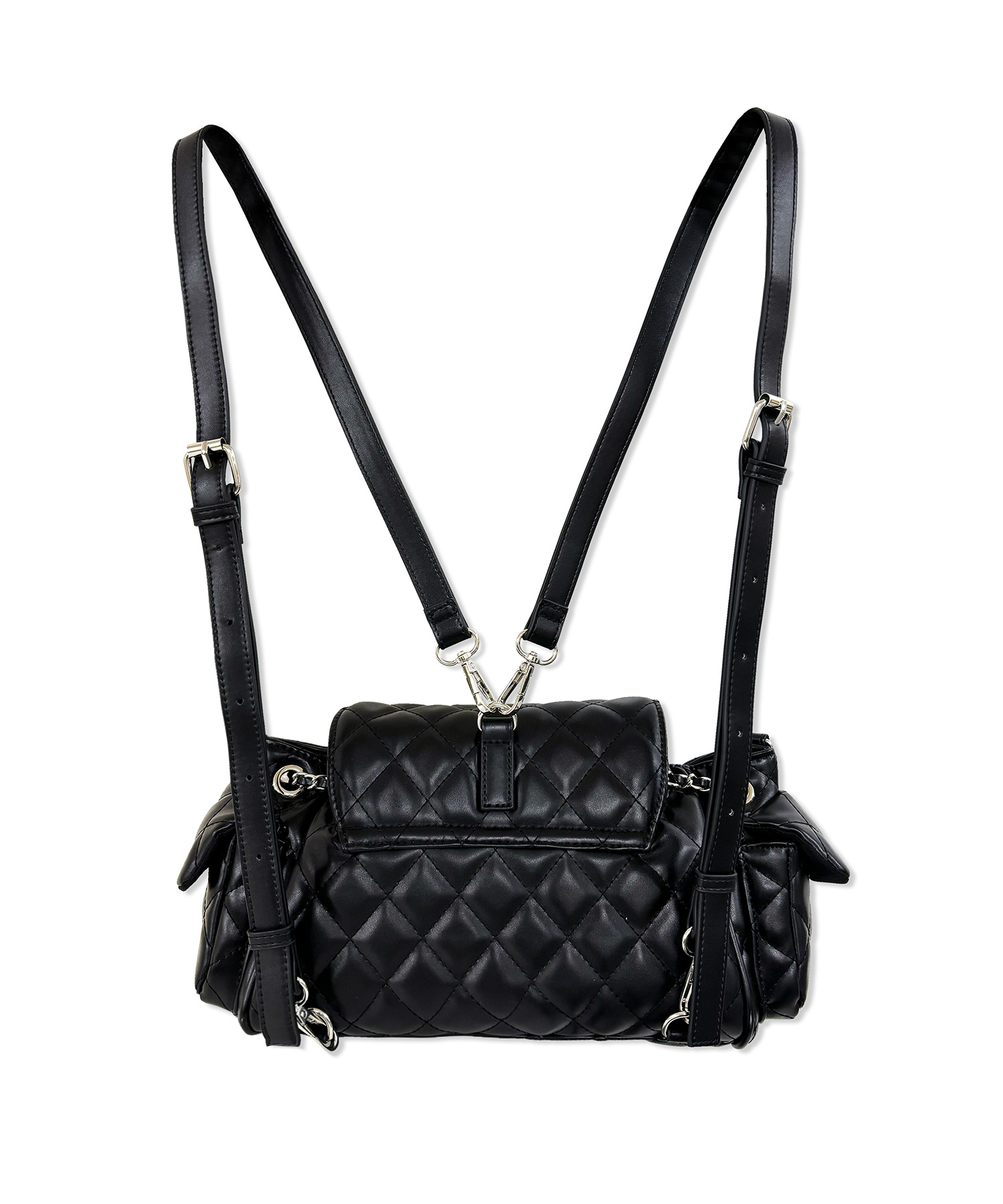 2WAYキルティングリュックバッグ