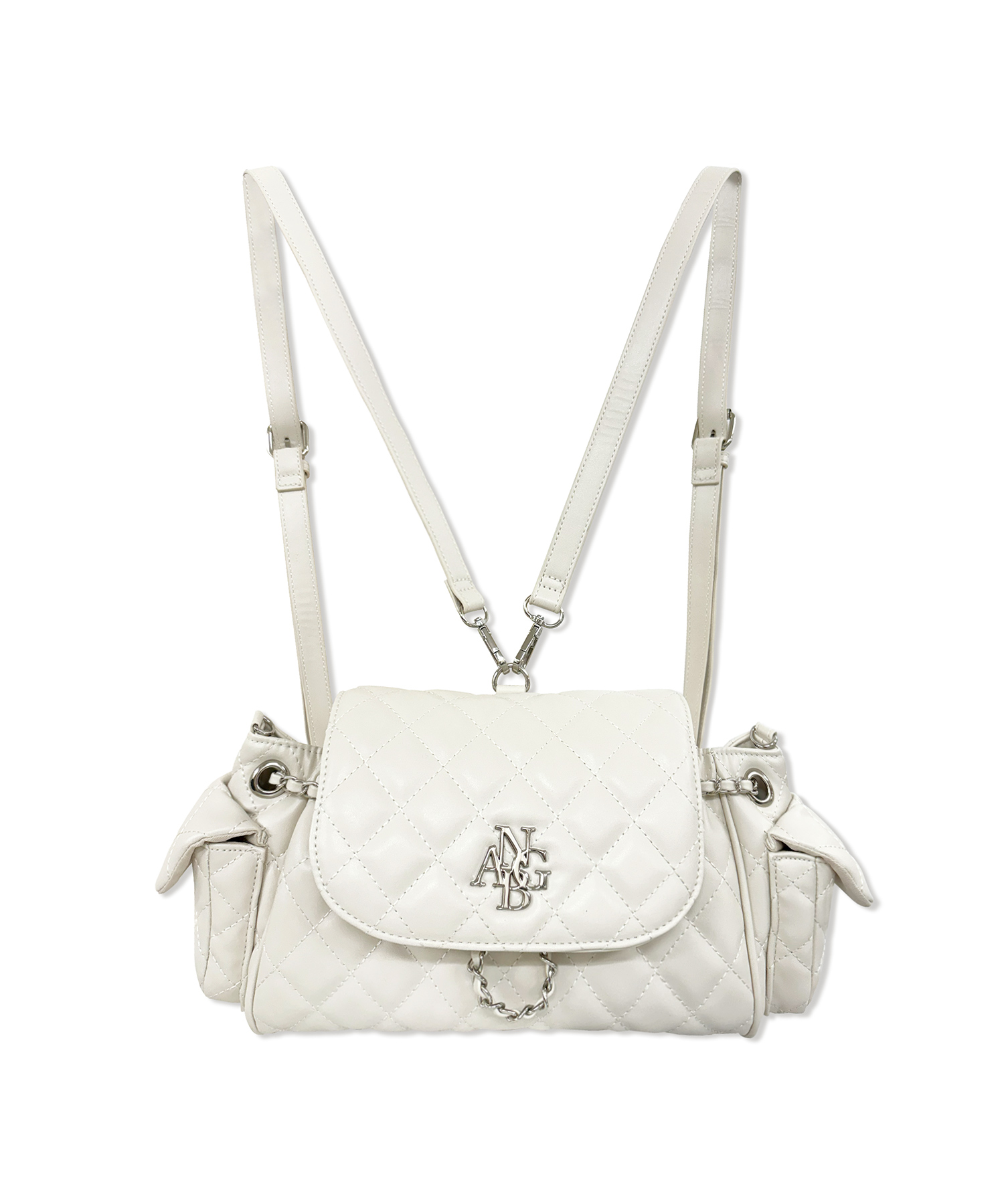 2WAYキルティングリュックバッグ