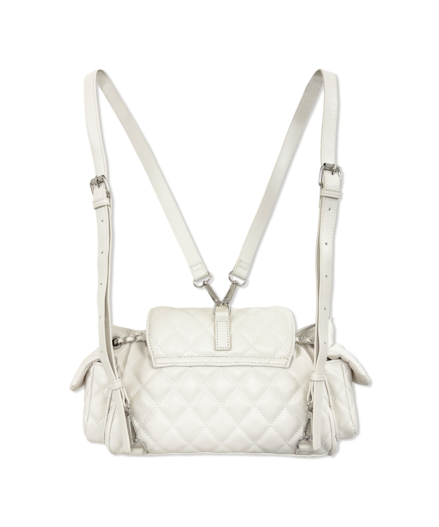 2WAYキルティングリュックバッグ