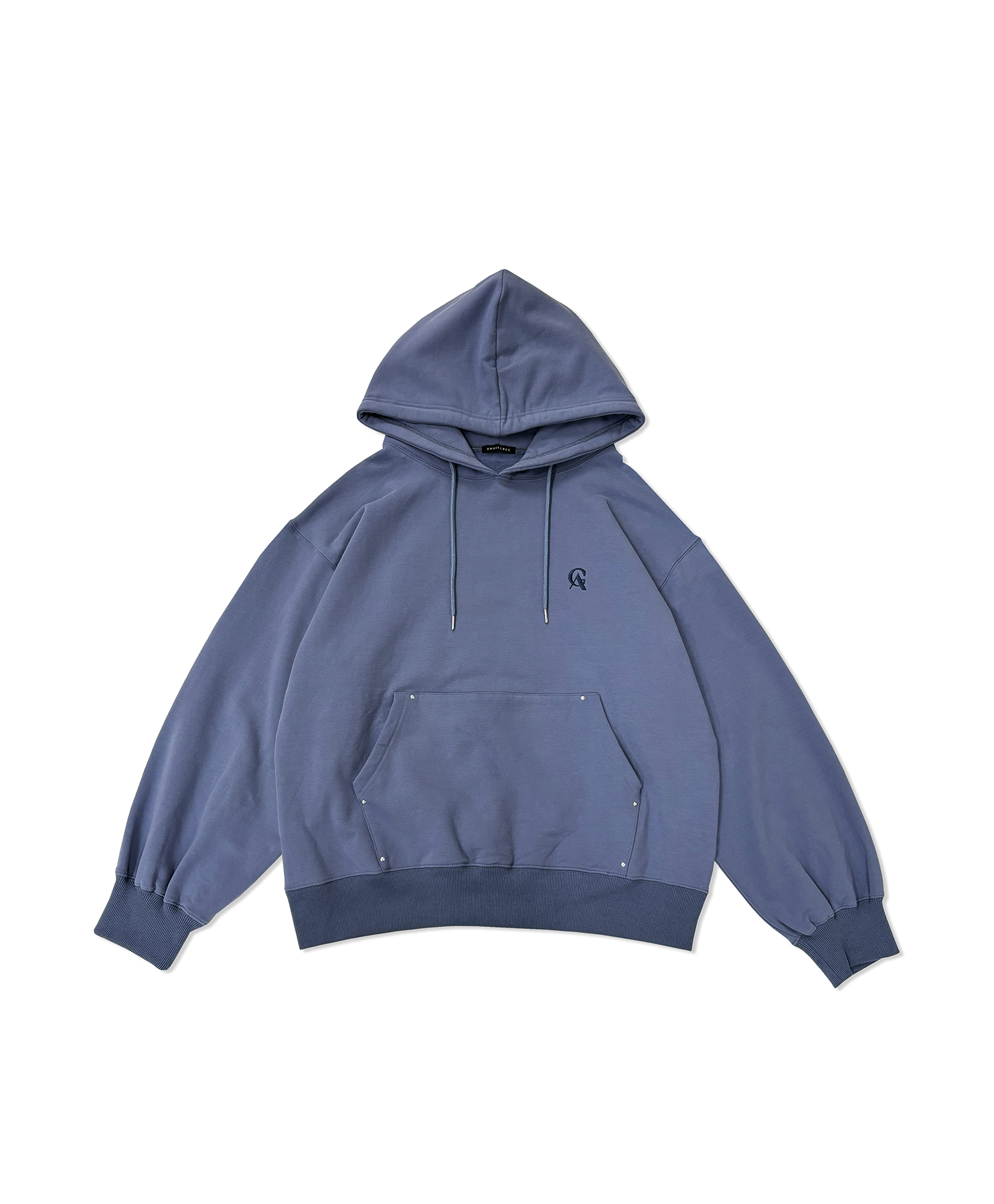 UNISEX 裏起毛パッチロゴパーカー