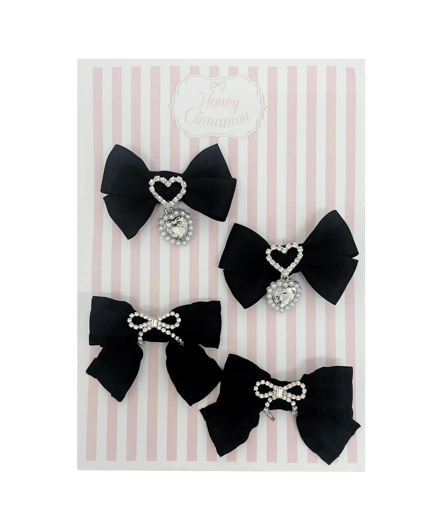 リボンクリップ4個セット