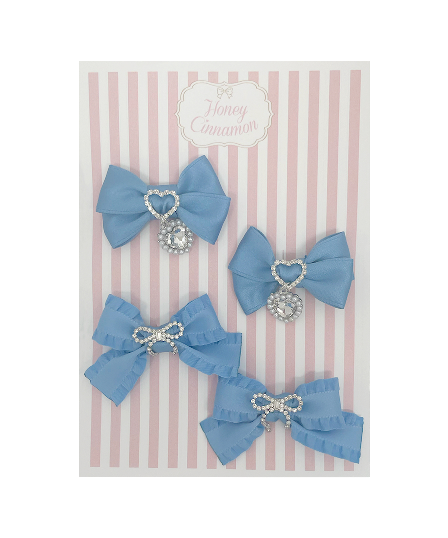 リボンクリップ4個セット