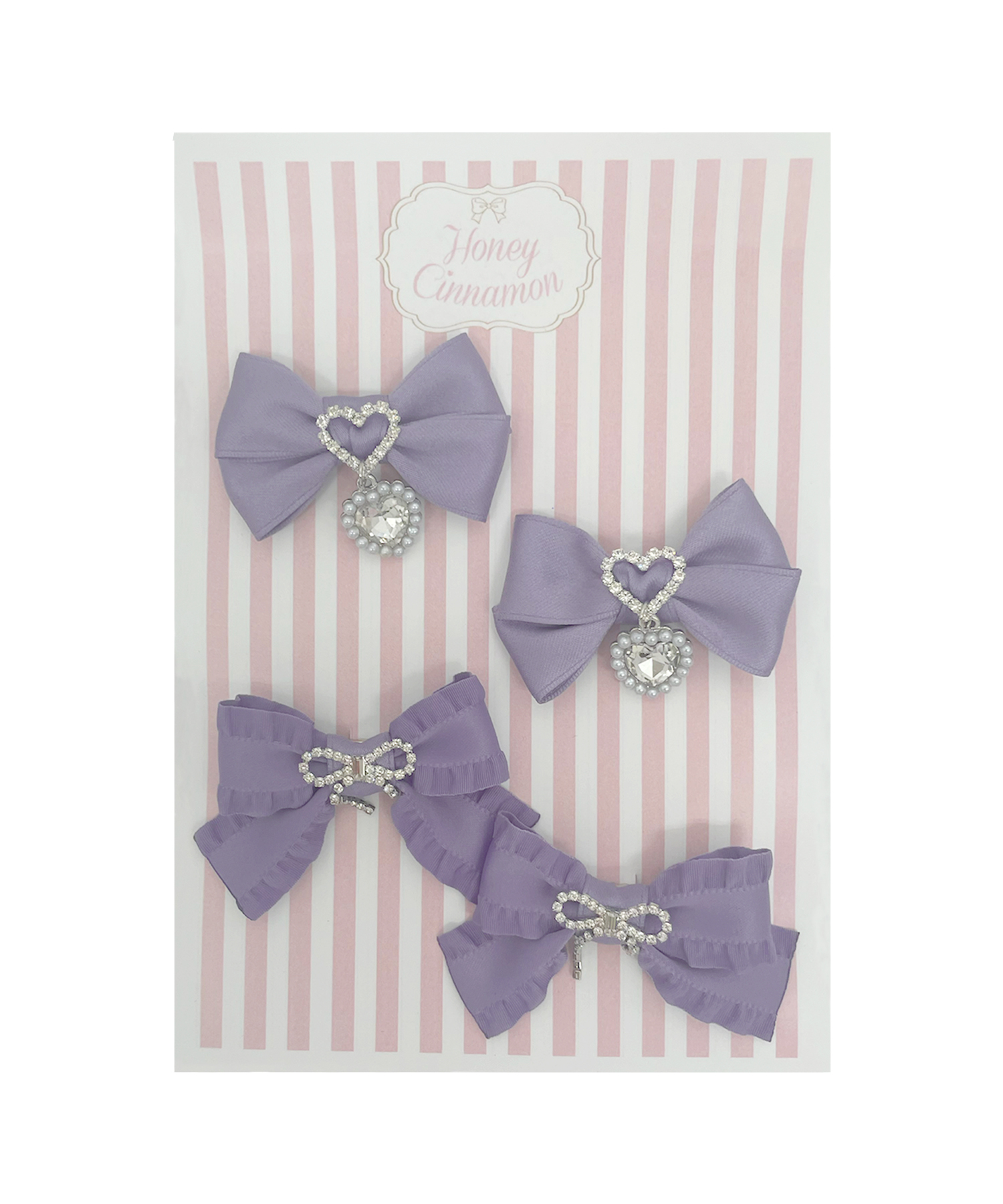 リボンクリップ4個セット