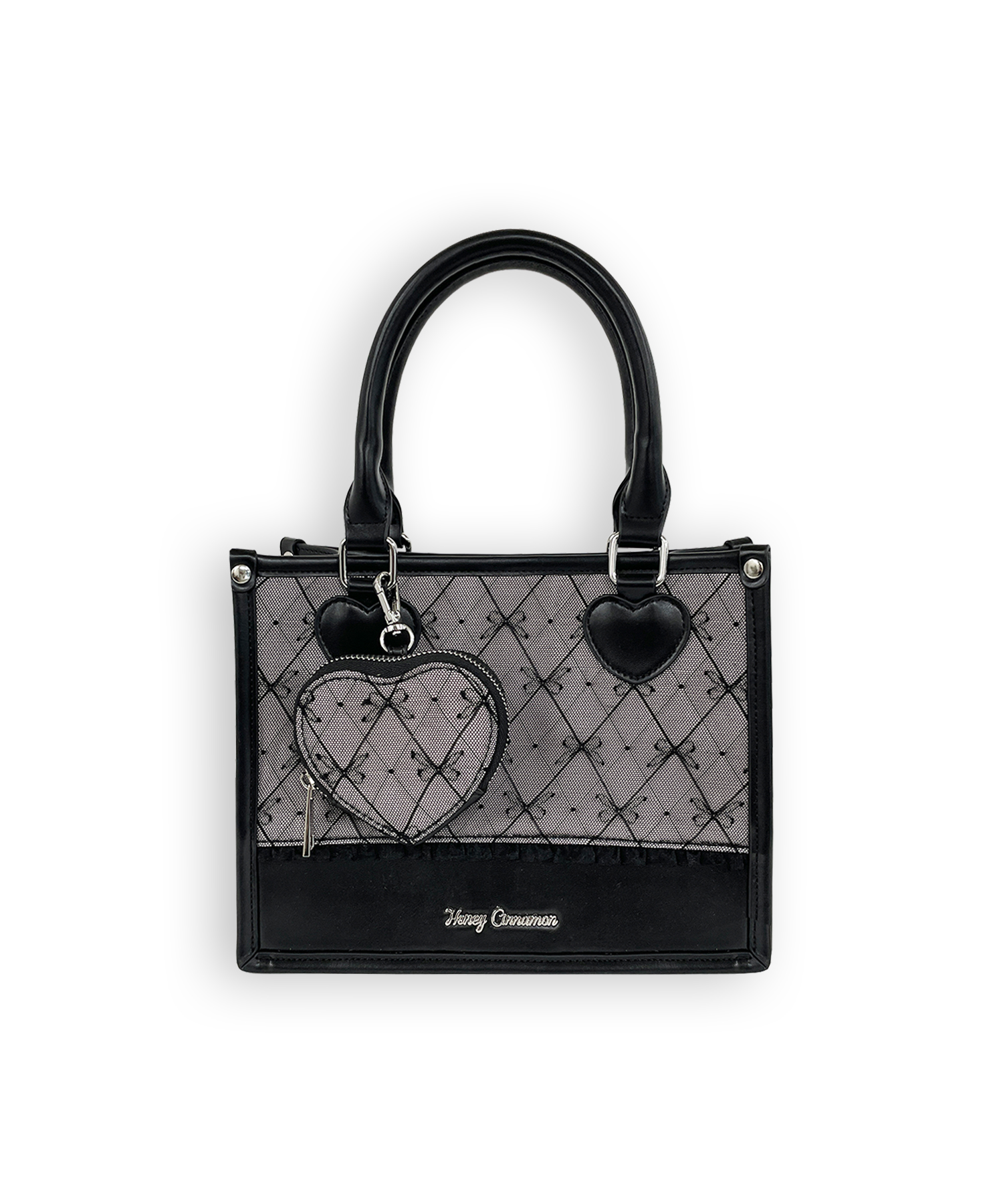 リボンチュールスクエアトート