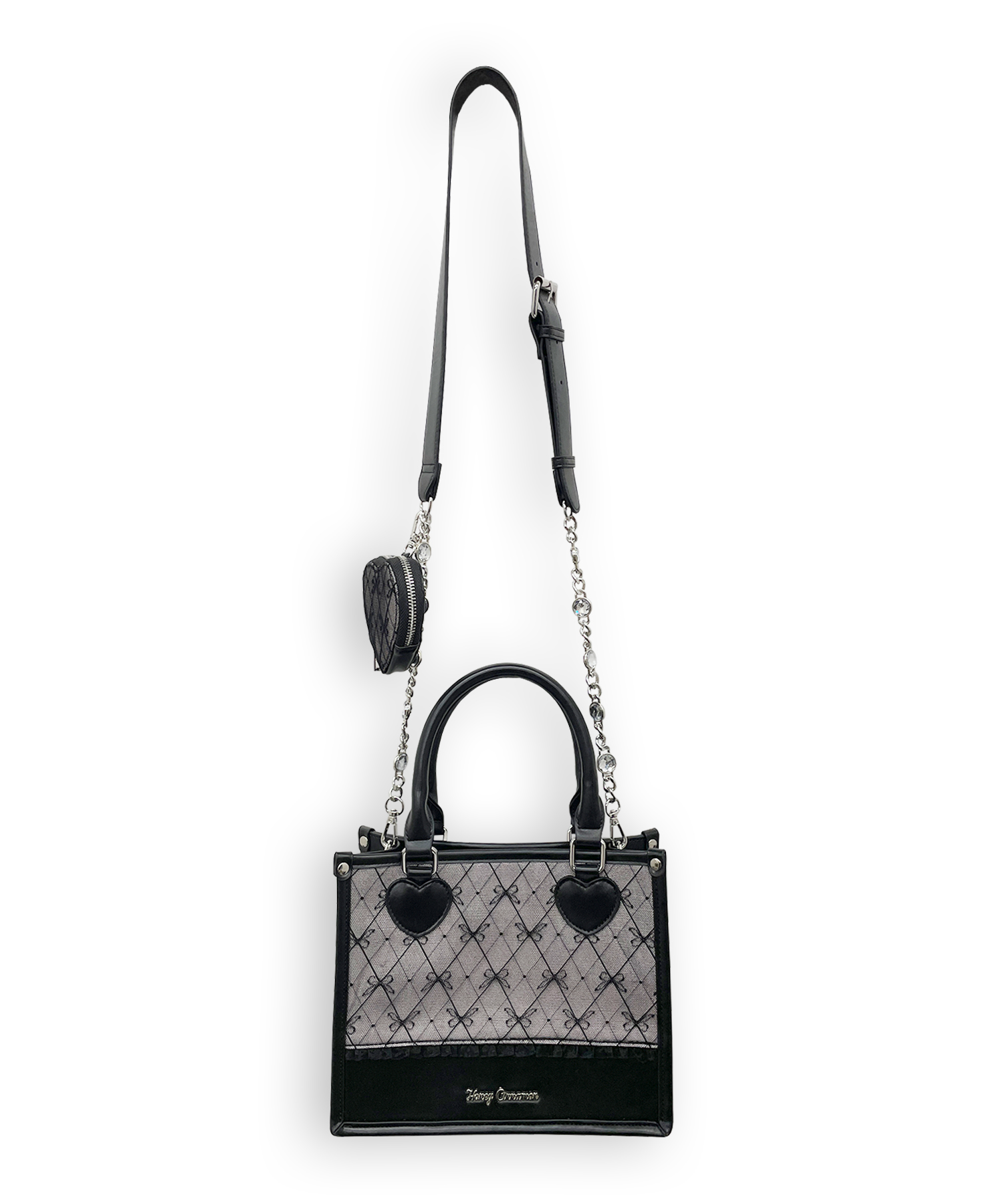 リボンチュールスクエアトート